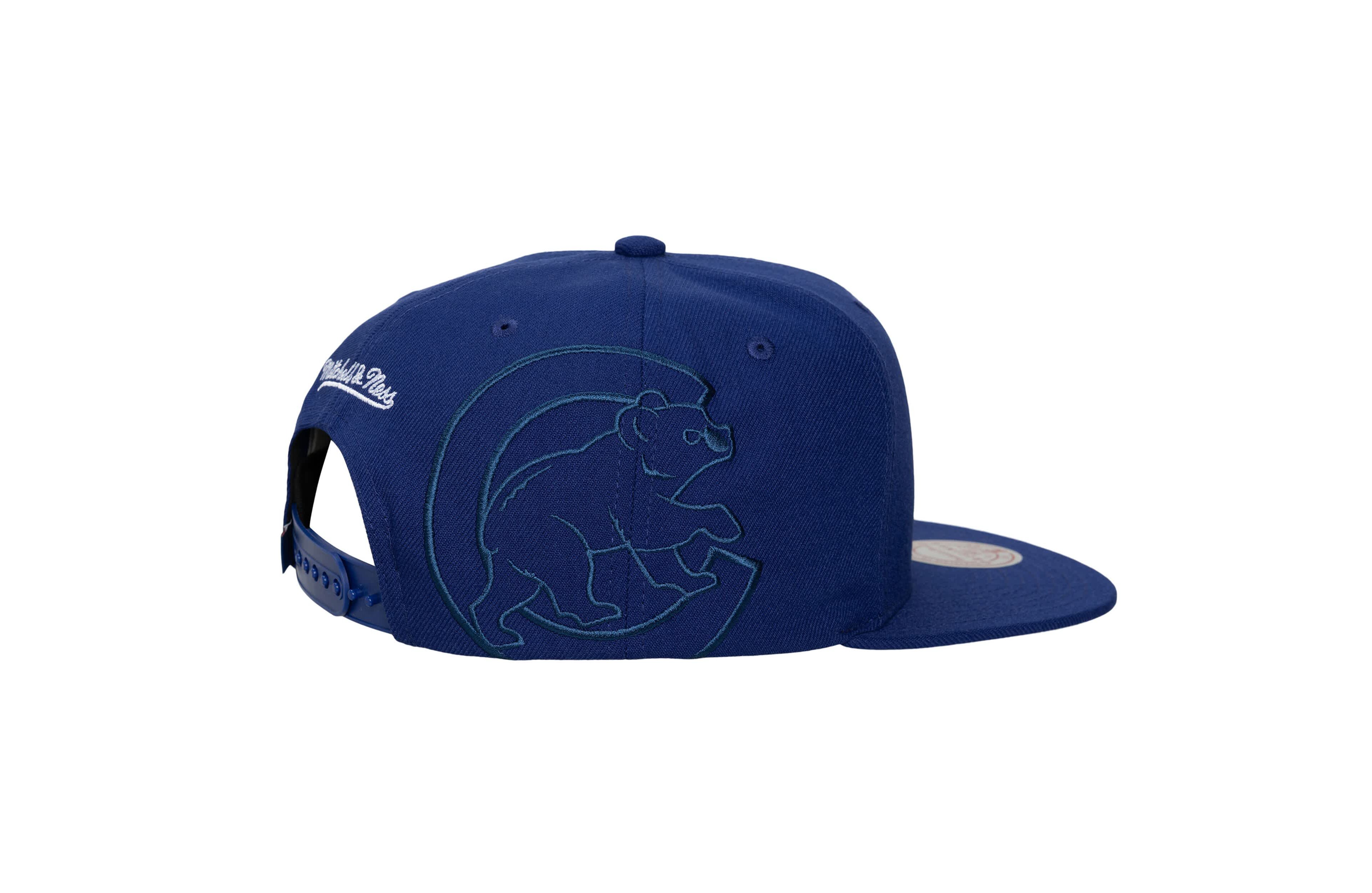 Unisex Mitchell  Ness Chicago Cubs Side Logo Snapback Hat