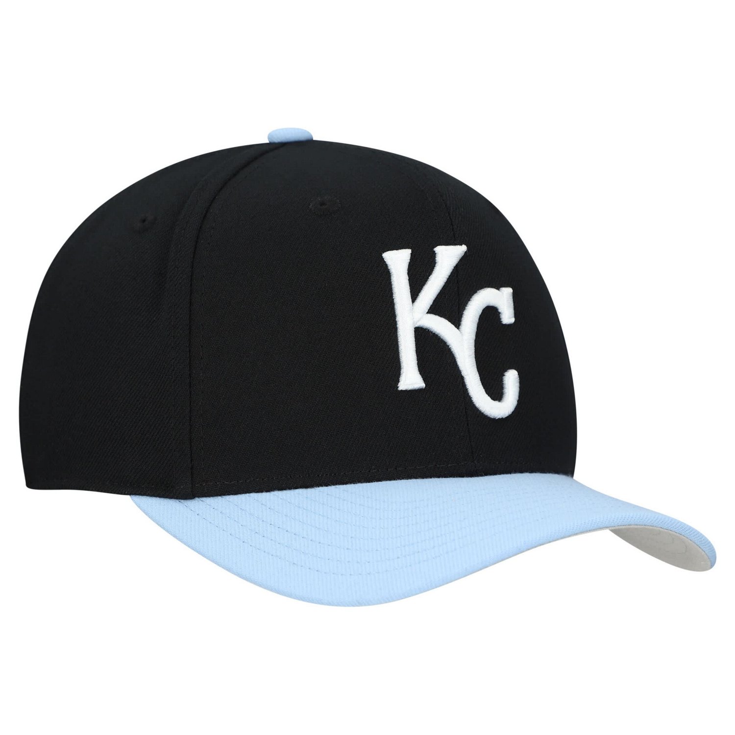 Unisex Mitchell  Ness Kansas City Royals Basic Coop Pro Adjustable Hat - view number 3