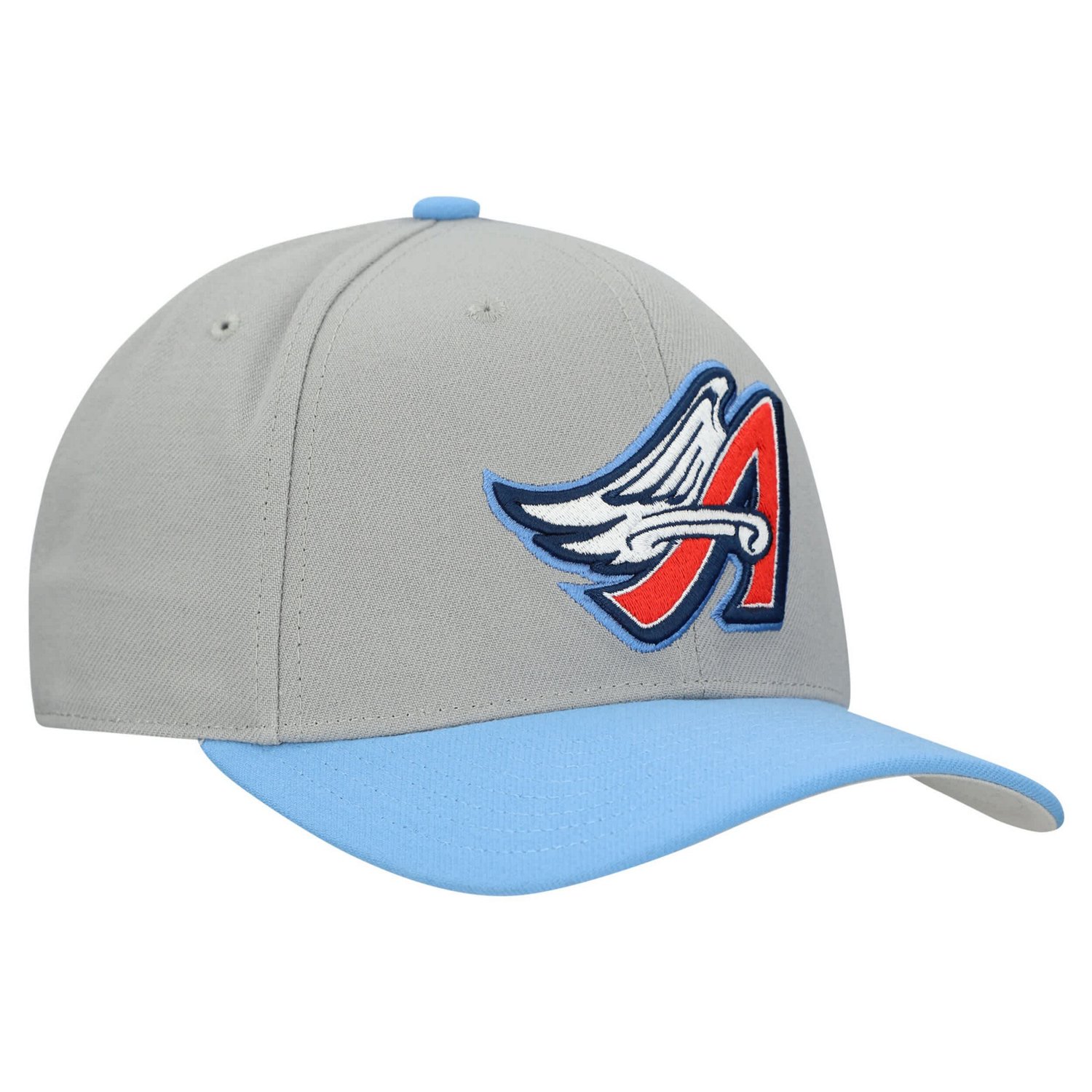Unisex Mitchell Ness Los Angeles Angels Basic Coop Pro Adjustable Hat