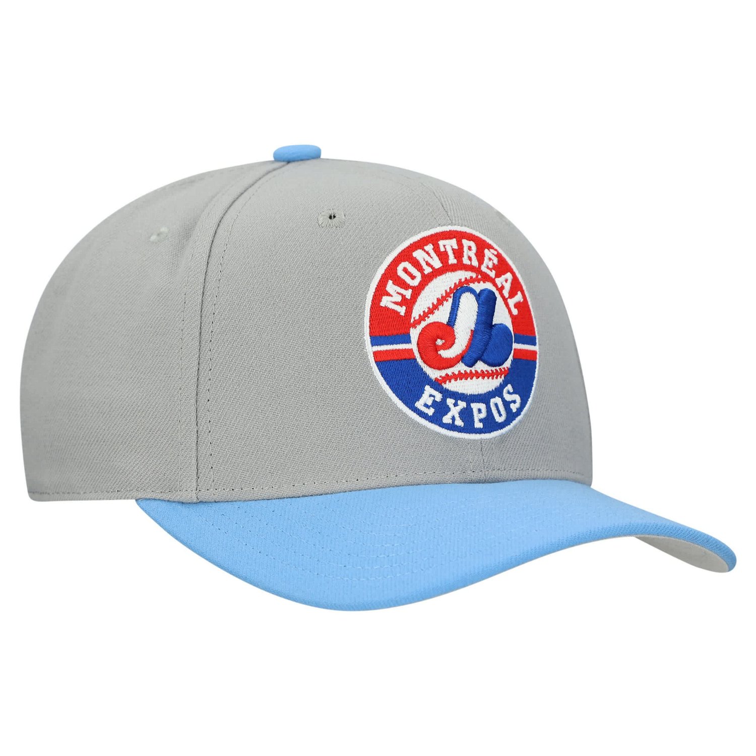 Unisex Mitchell  Ness Montreal Expos Basic Coop Pro Adjustable Hat - view number 3