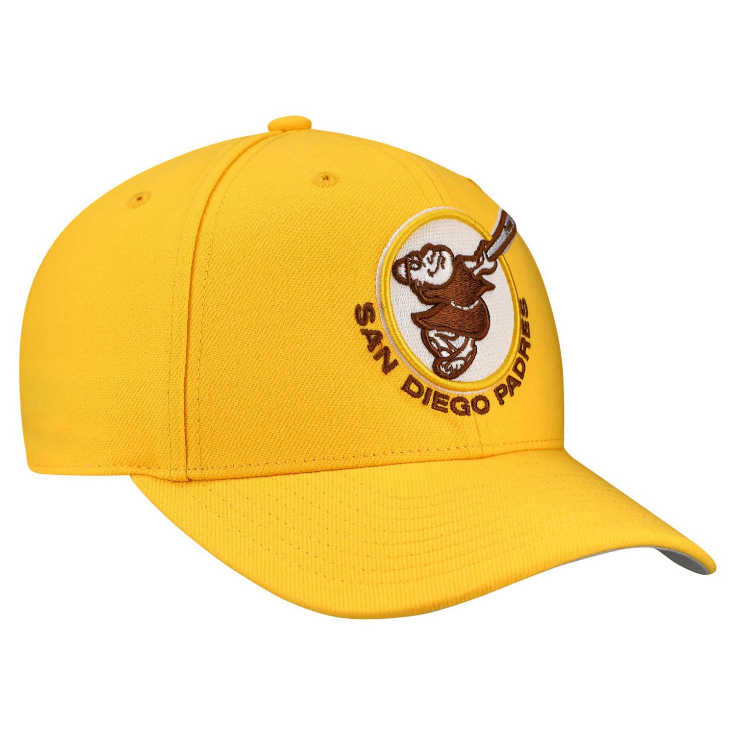Unisex Mitchell  Ness San Diego Padres Basic Coop Pro Adjustable Hat - view number 3
