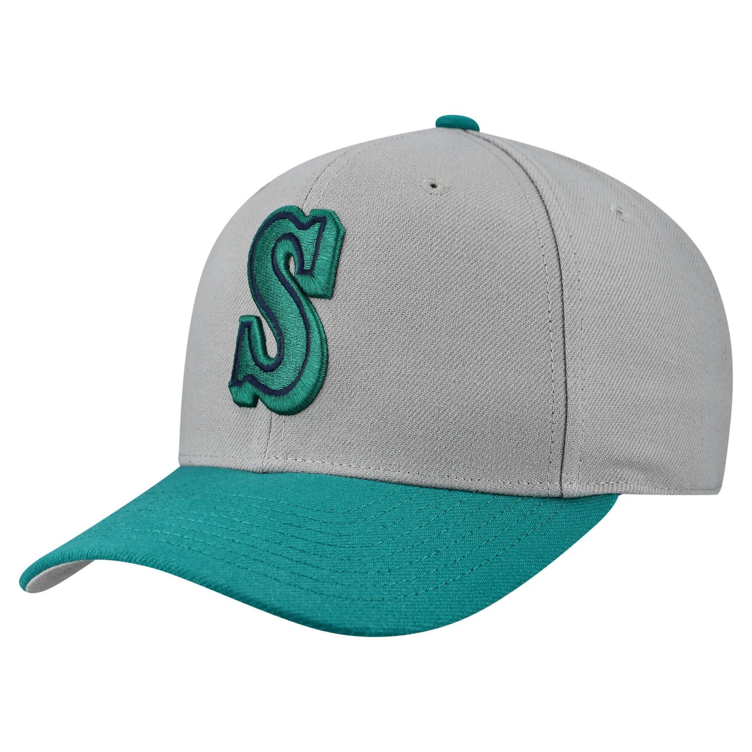 Unisex Mitchell  Ness Seattle Mariners Basic Coop Pro Adjustable Hat