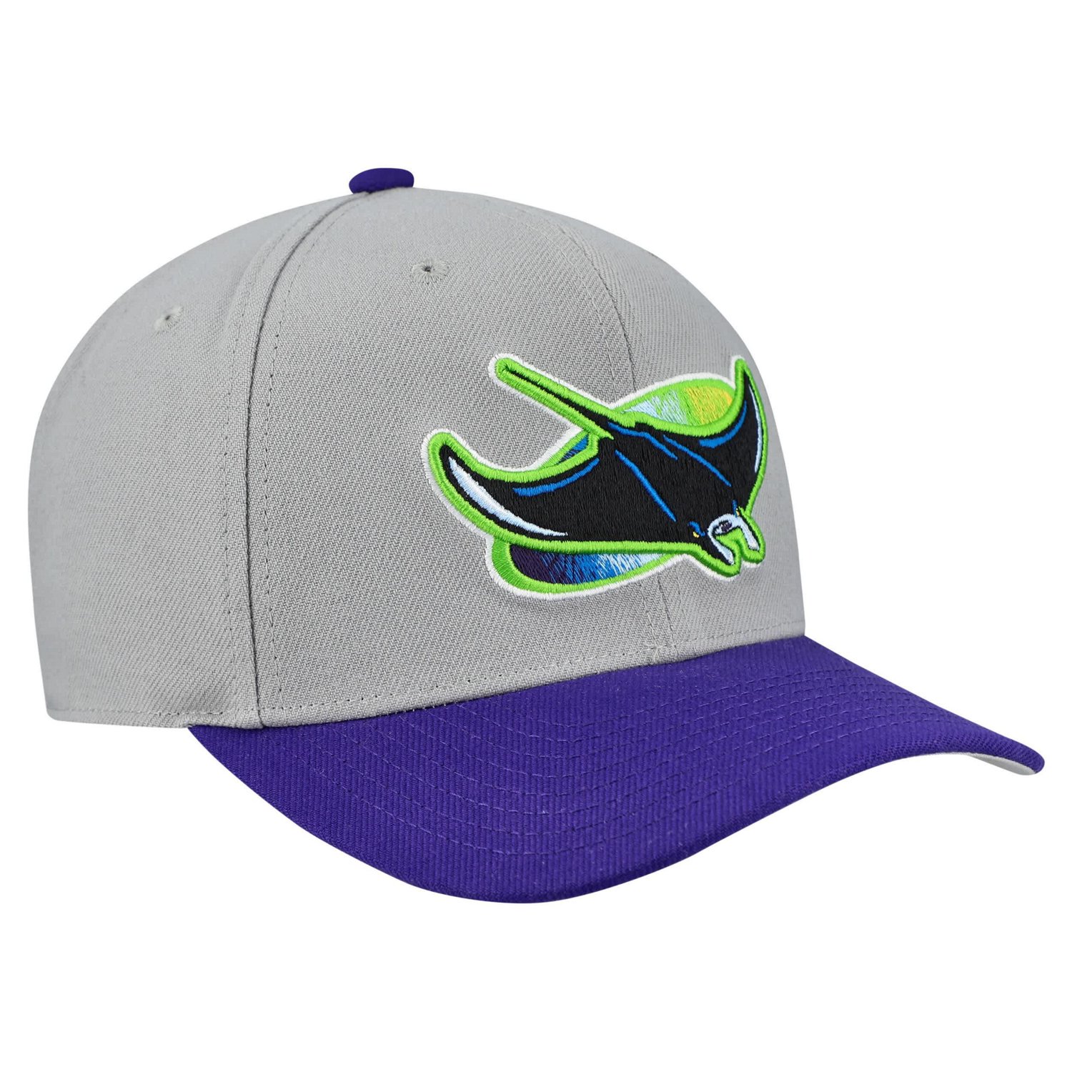 Unisex Mitchell  Ness Tampa Bay Rays Basic Coop Pro Adjustable Hat - view number 3