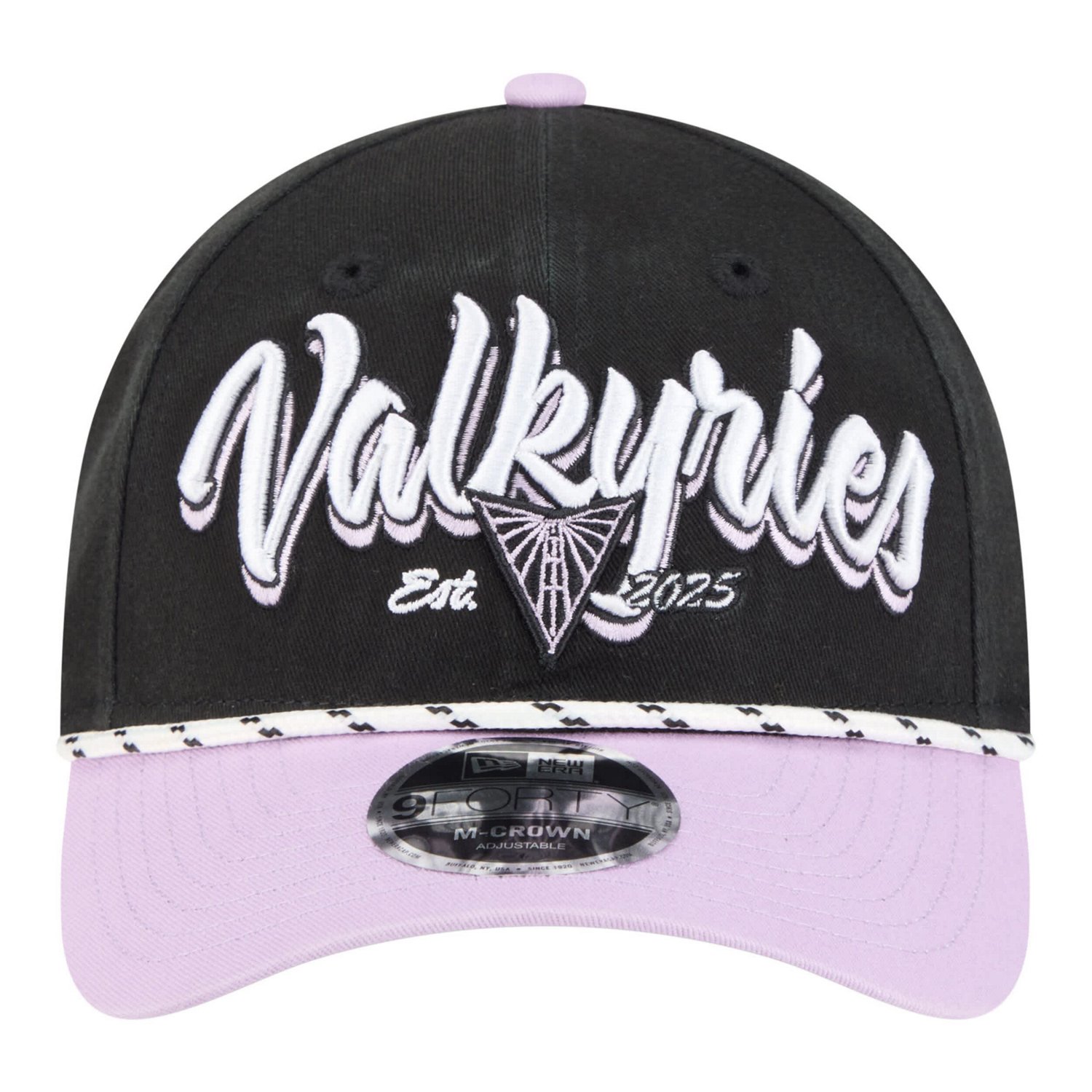 Unisex New Era Eclipse Violet Golden State Valkyries Team Loyal Script Two-Tone M-Crown 9FORTY Adjustable Hat - view number 2