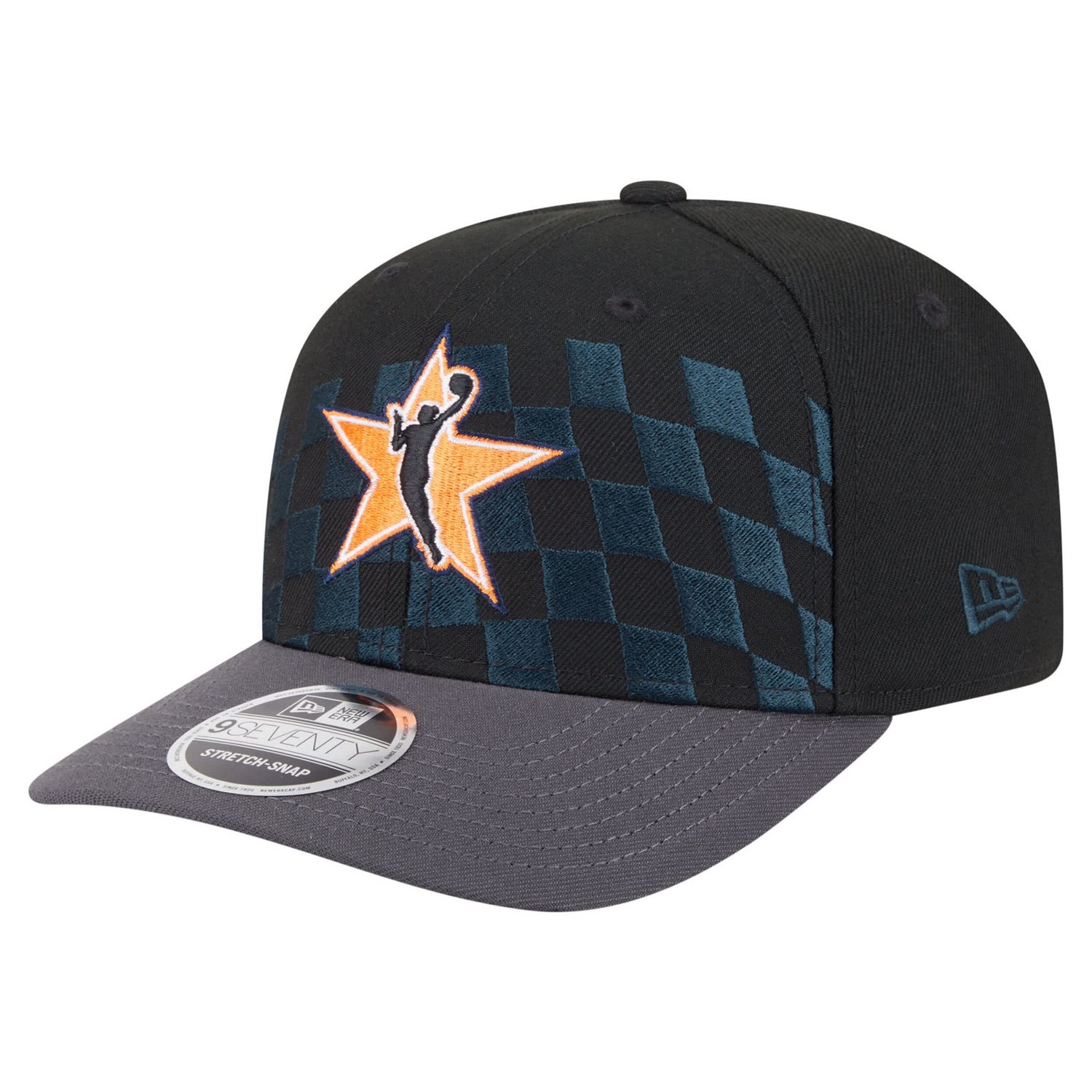 Unisex New Era WNBA 9SEVENTY Checkerboard Print Adjustable Hat - view number 3