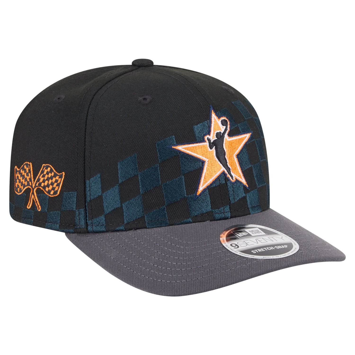 Unisex New Era WNBA 9SEVENTY Checkerboard Print Adjustable Hat - view number 1