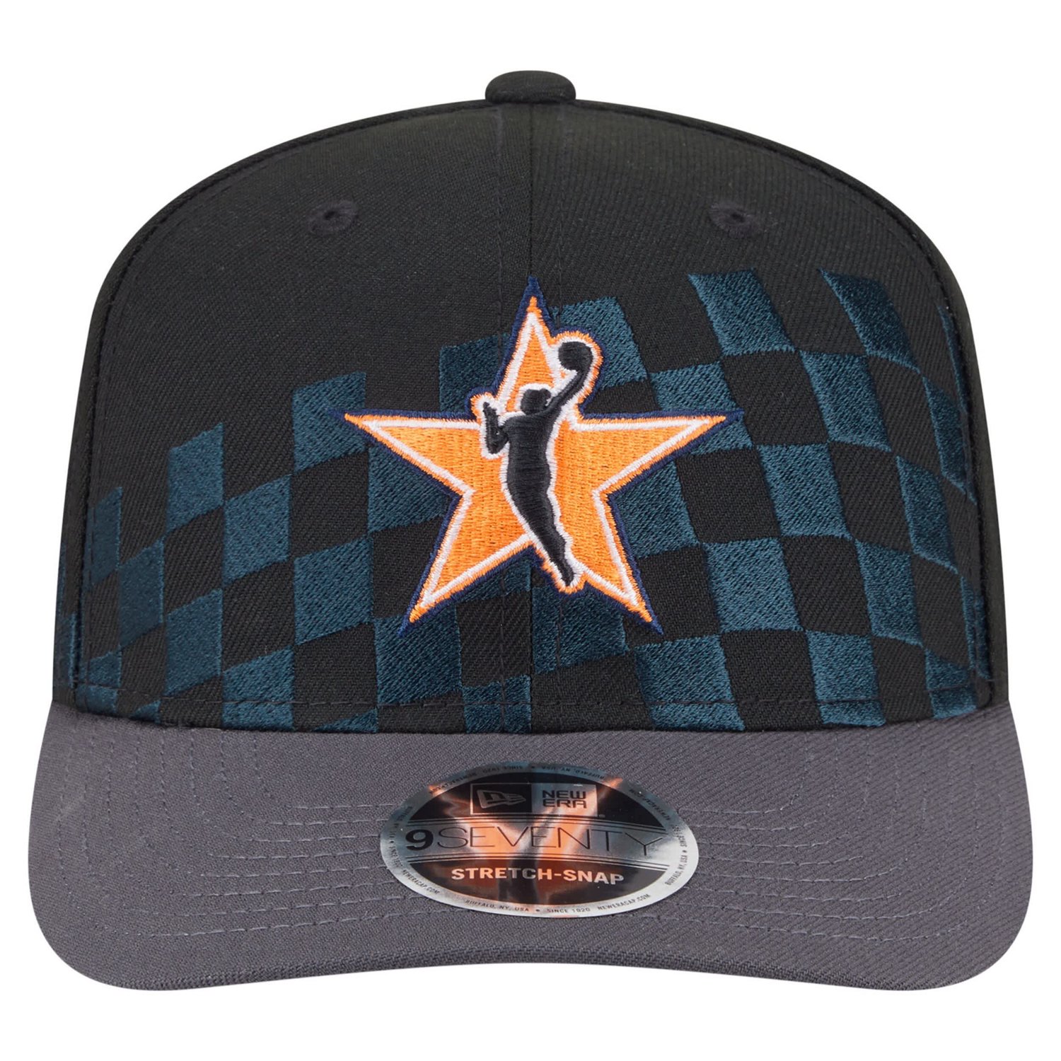 Unisex New Era WNBA 9SEVENTY Checkerboard Print Adjustable Hat - view number 2