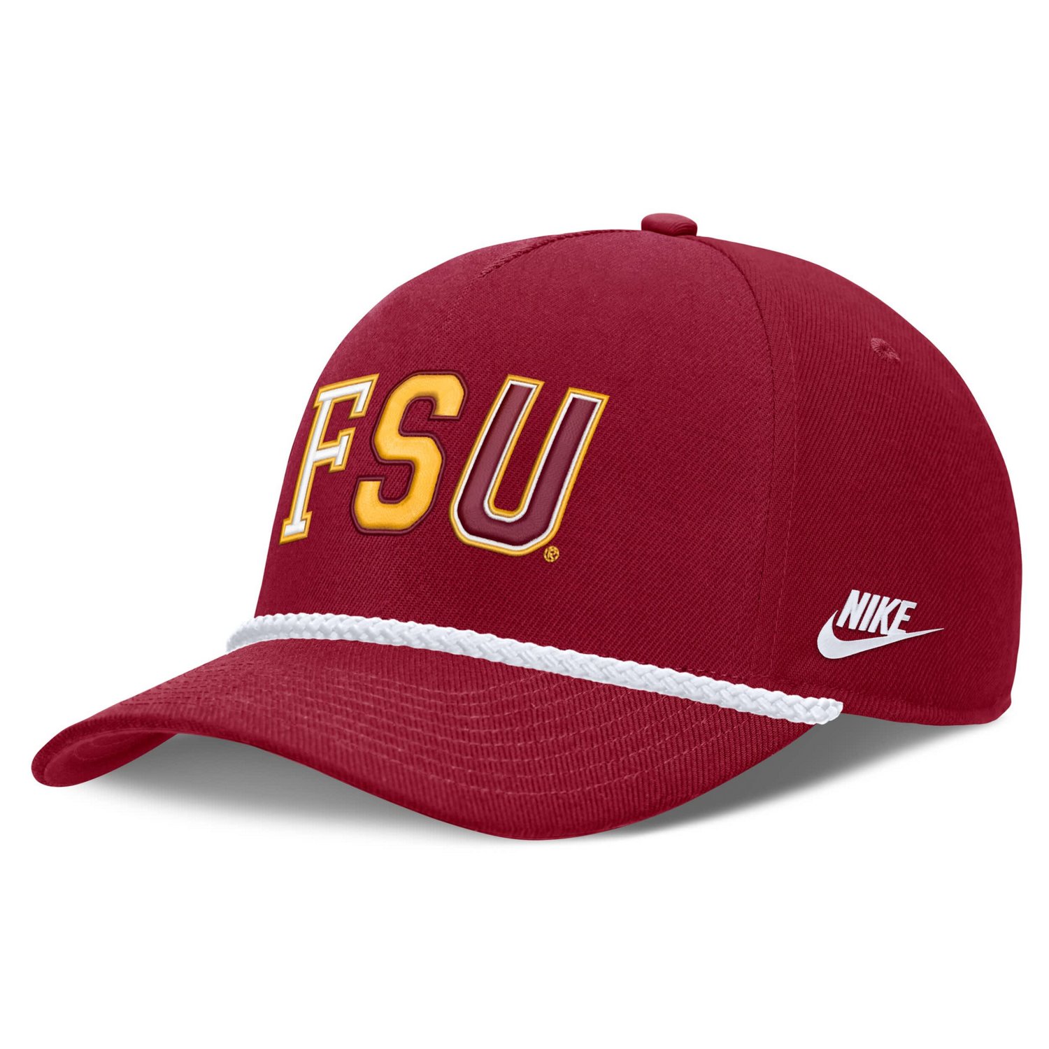 Unisex Nike Florida State Seminoles 2026 Basketball Refresh 5-Panel Rope Rise Hat - view number 3