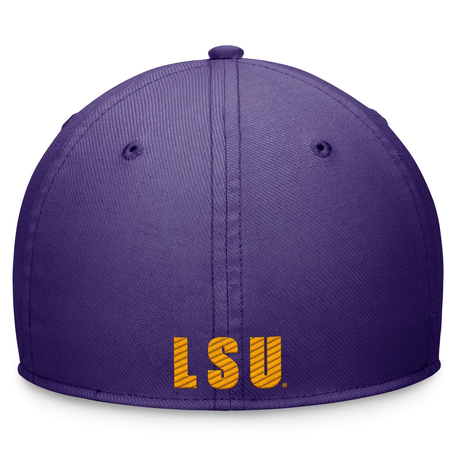 Unisex Nike LSU Tigers 2024 Sideline Rise Swoosh Flex Hat                                                                        - view number 4