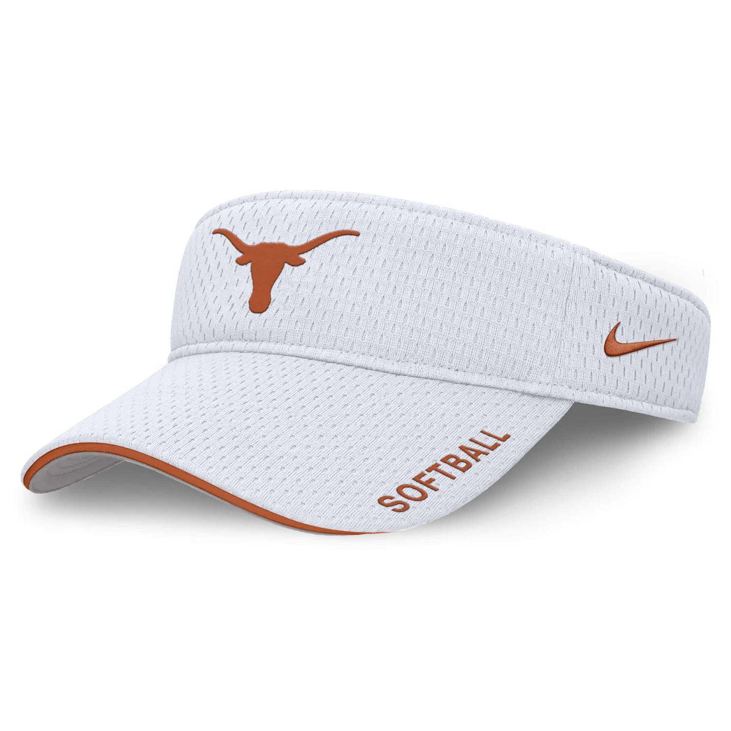 Unisex Nike Texas Longhorns 2025 Dugout Softball Ace Performance Adjustable Visor