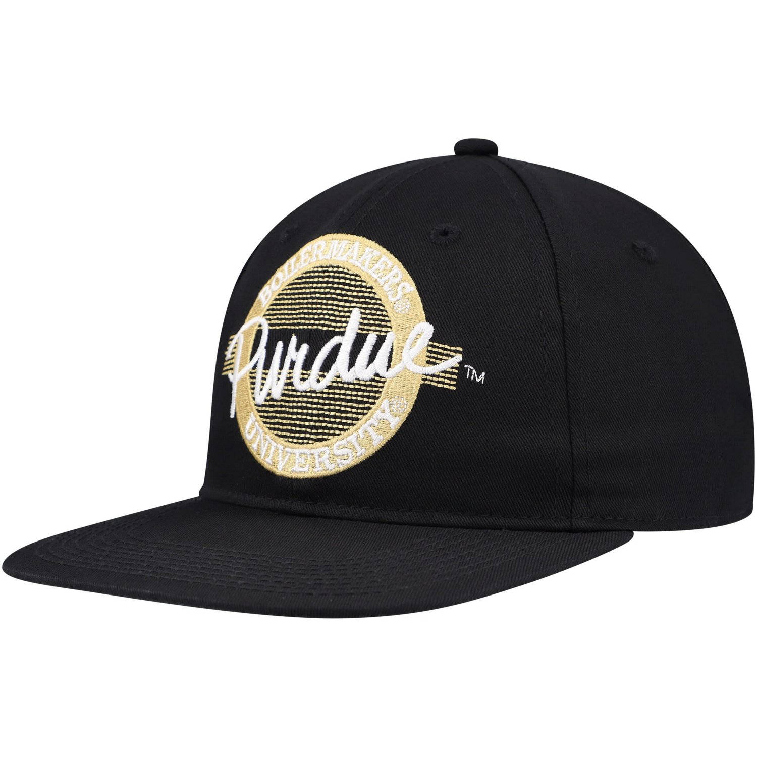 Unisex The Game Purdue Boilermakers Retro Circle Snapback Hat