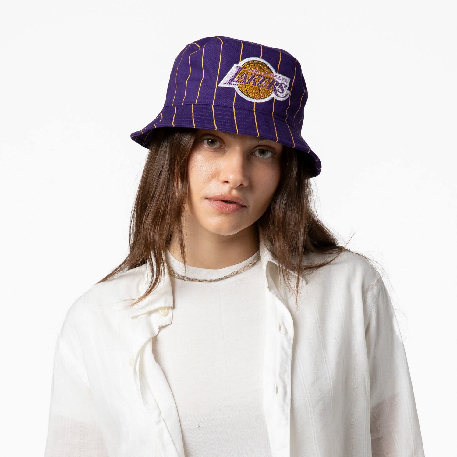 Wo Mitchell  Ness x DANNIJO Los Angeles Lakers Bucket Hat