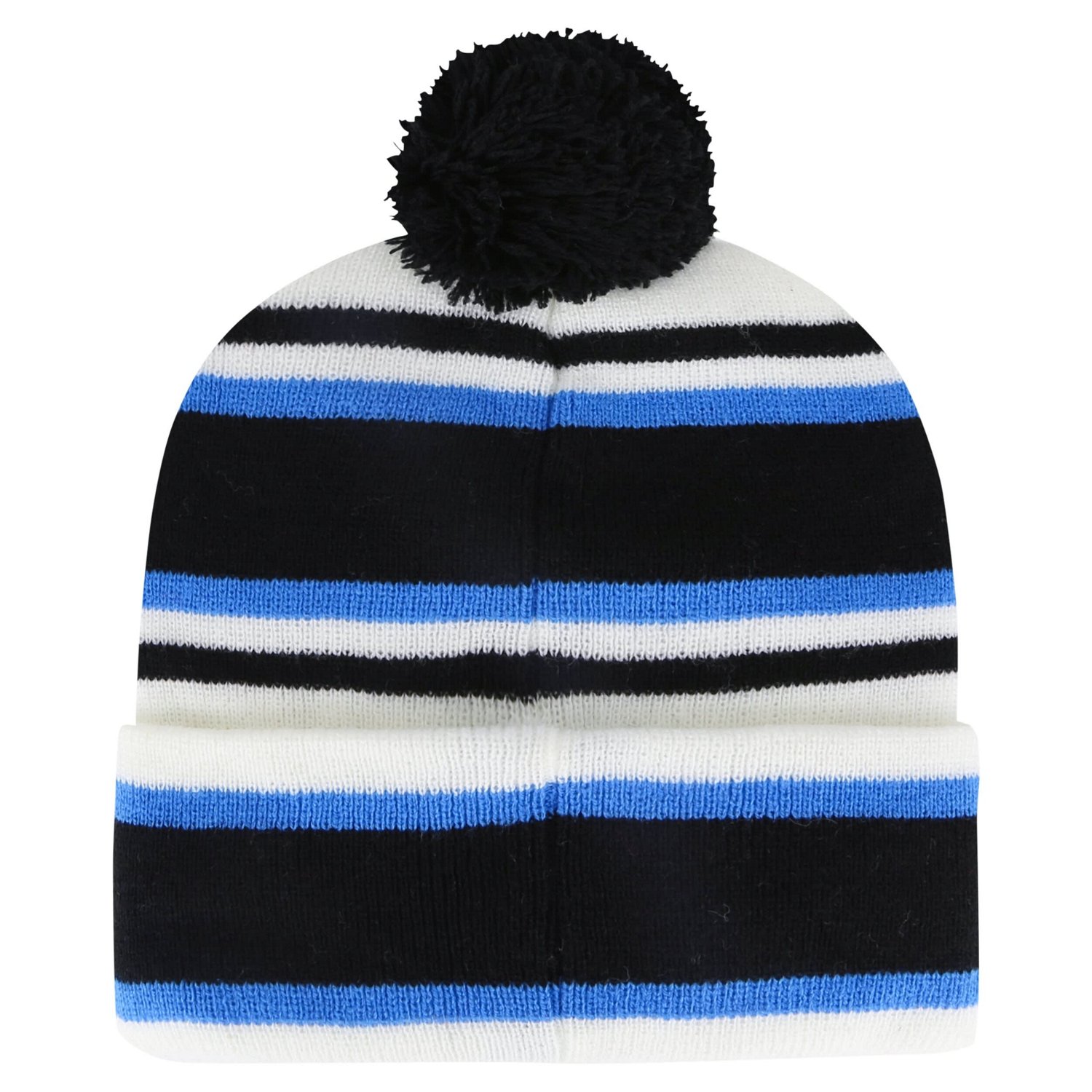 Youth '47 /Black Miami Marlins Stripling Cuffed Knit Hat with Pom                                                                - view number 2