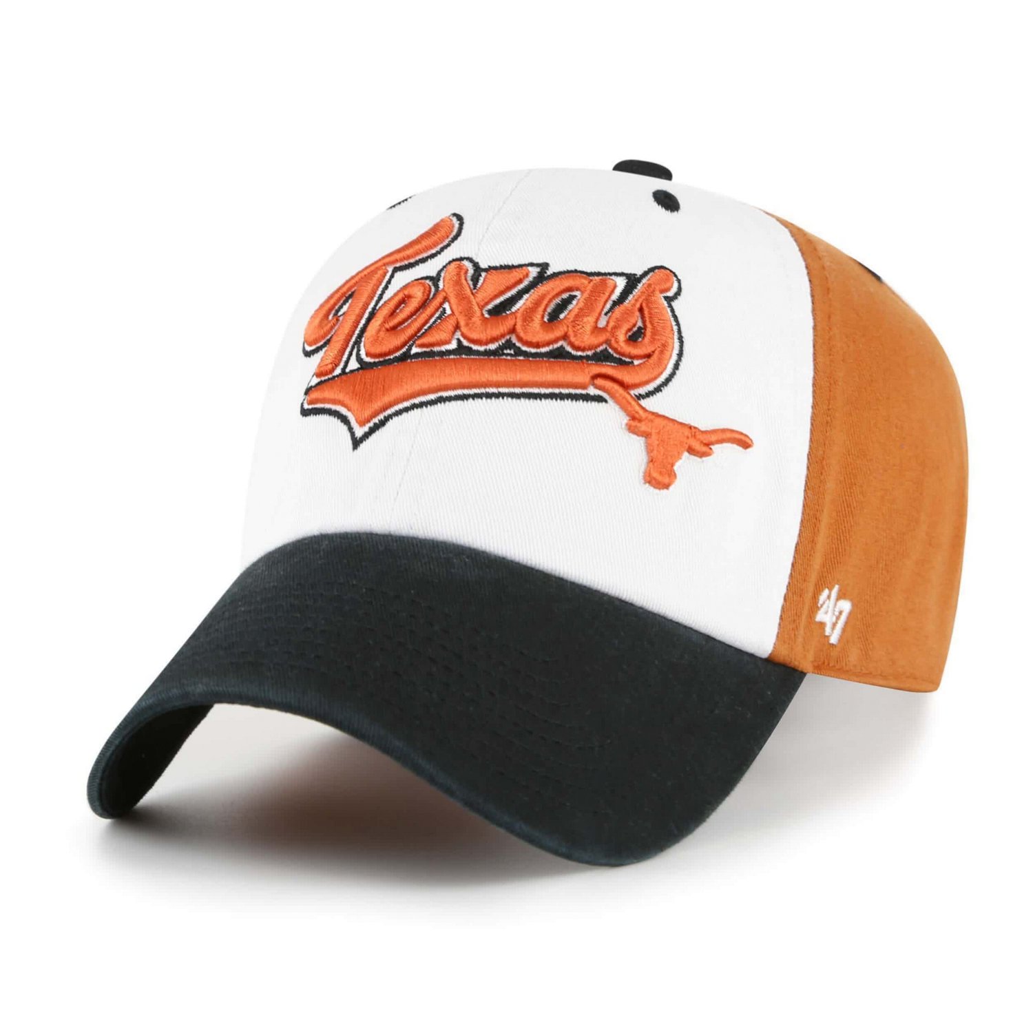 Youth '47 Burnt Texas Longhorns Scooter Clean Up Adjustable Hat - view number 1
