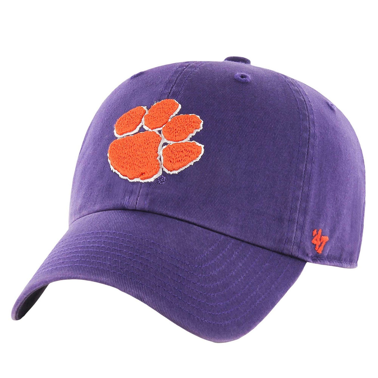 Youth '47 Clemson Tigers Clean Up Adjustable Hat - view number 1