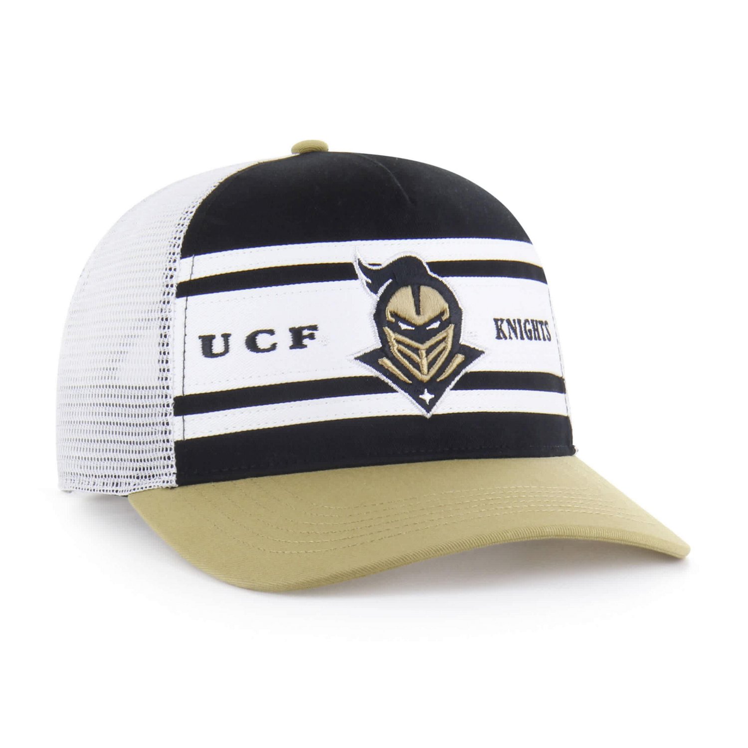 Youth '47 Gold UCF Knights Super Stripe Hitch Adjustable Trucker Hat - view number 2