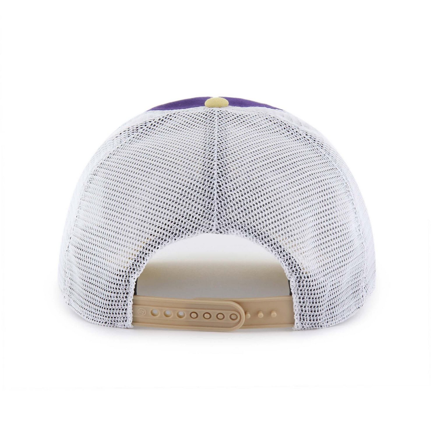 Youth '47 Gold Washington Huskies Super Stripe Hitch Adjustable Trucker Hat - view number 3