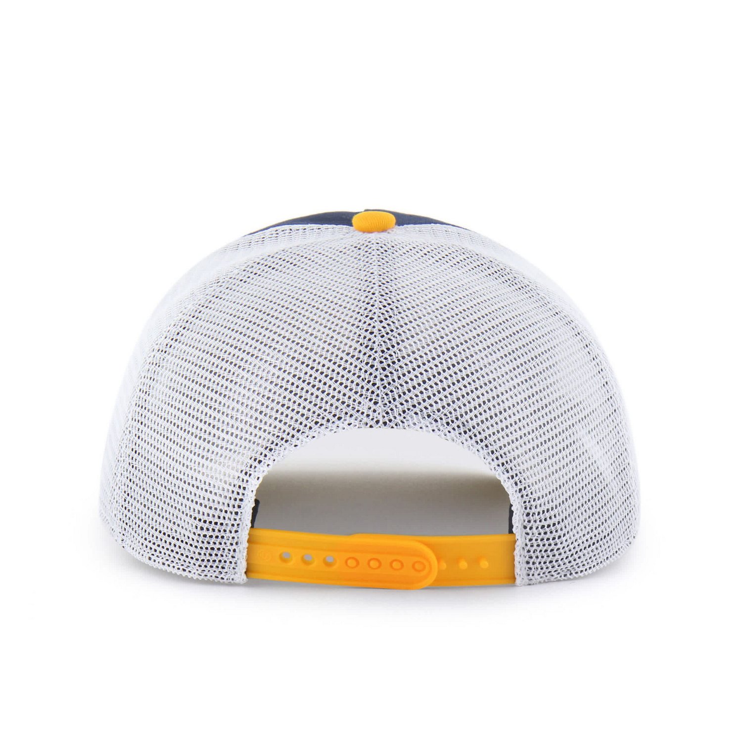 Youth '47 Gold West Virginia Mountaineers Super Stripe Hitch Adjustable Trucker Hat - view number 3