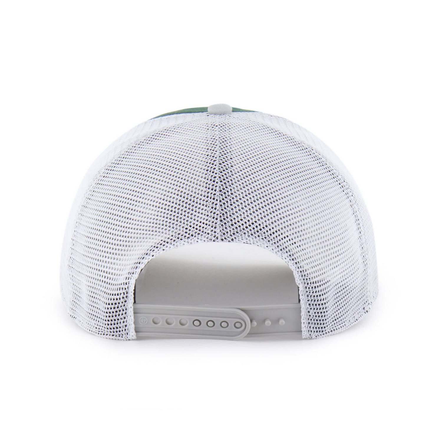 Youth '47 Gray Michigan State Spartans Super Stripe Hitch Adjustable Trucker Hat - view number 3