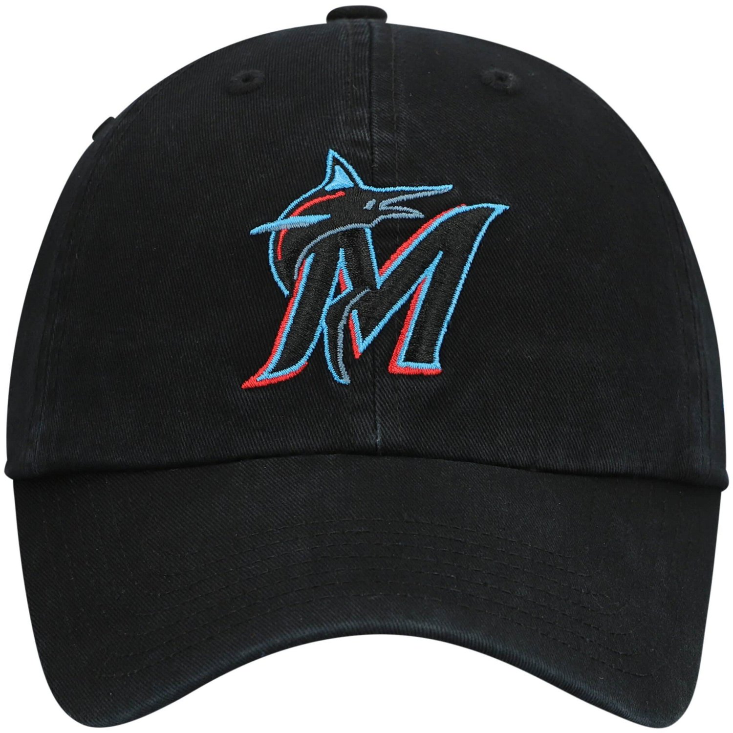 Youth '47 Miami Marlins Team Logo Clean Up Adjustable Hat                                                                        - view number 2