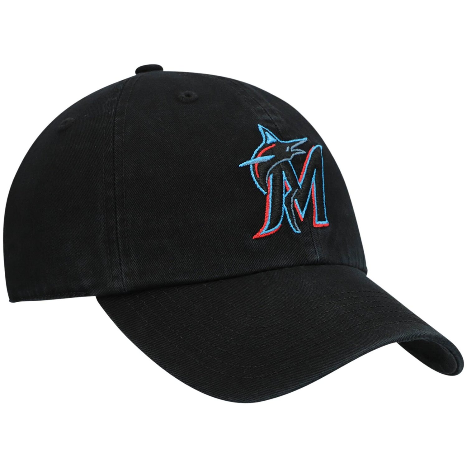 Youth '47 Miami Marlins Team Logo Clean Up Adjustable Hat                                                                        - view number 3