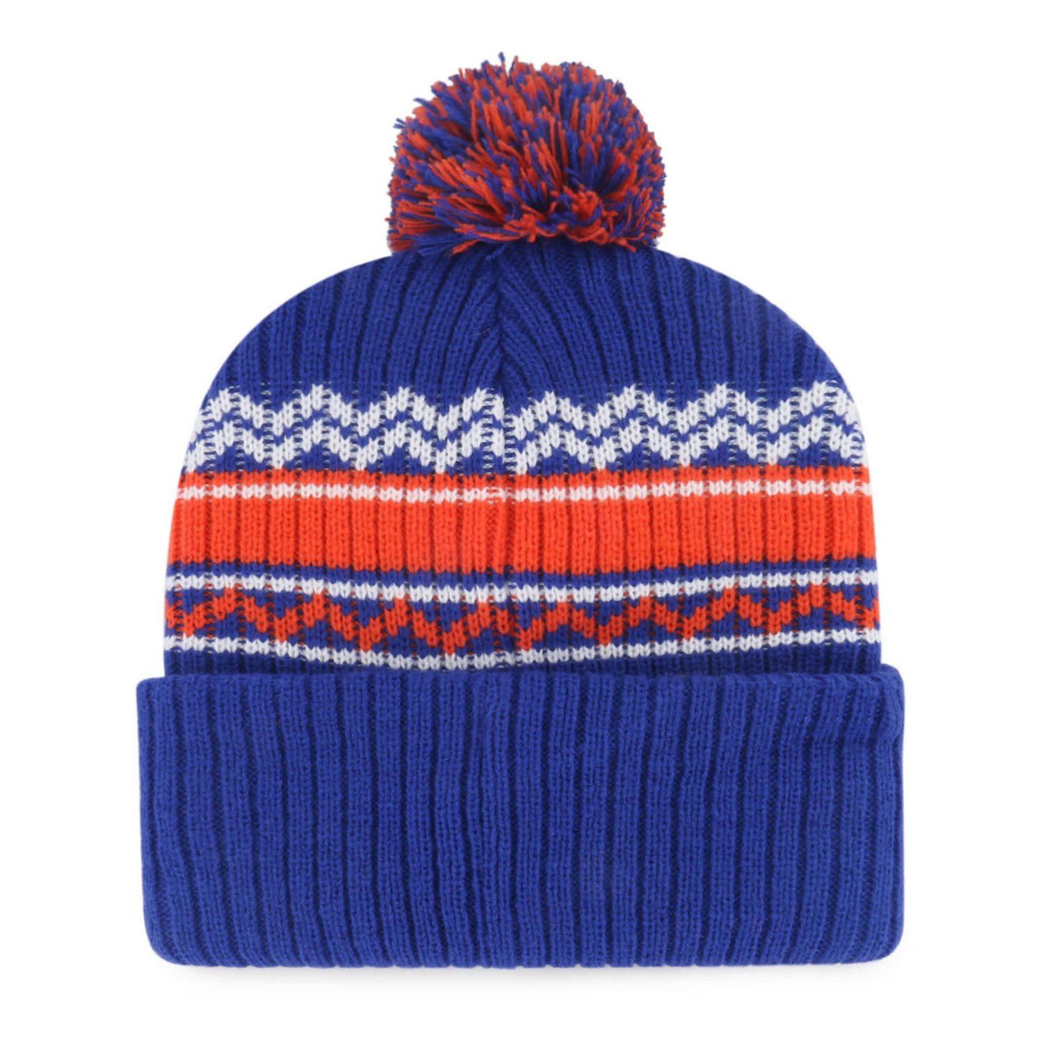 Youth '47 New York Mets Polar Vortex Cuffed Knit Hat with Pom - view number 2