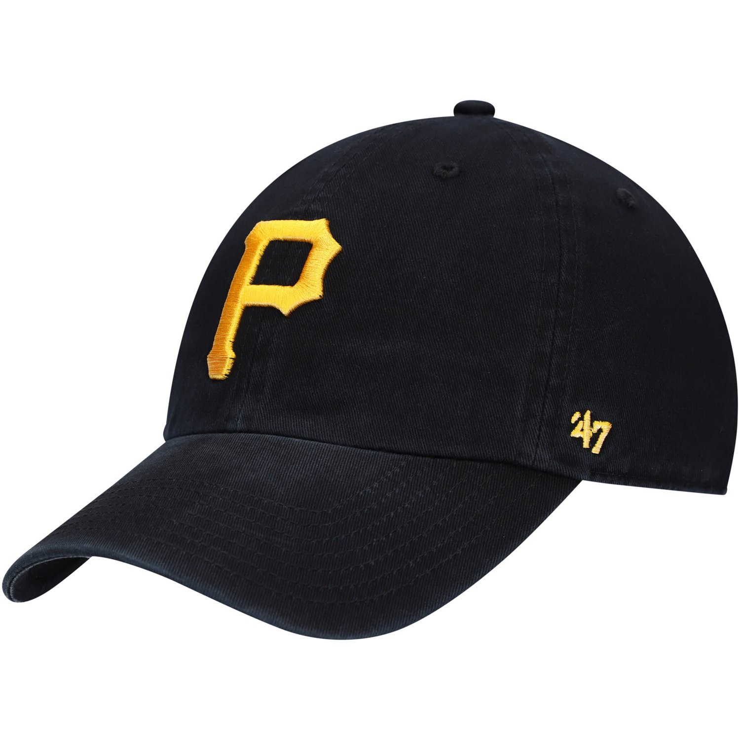 Youth '47 Pittsburgh Pirates Team Logo Clean Up Adjustable Hat