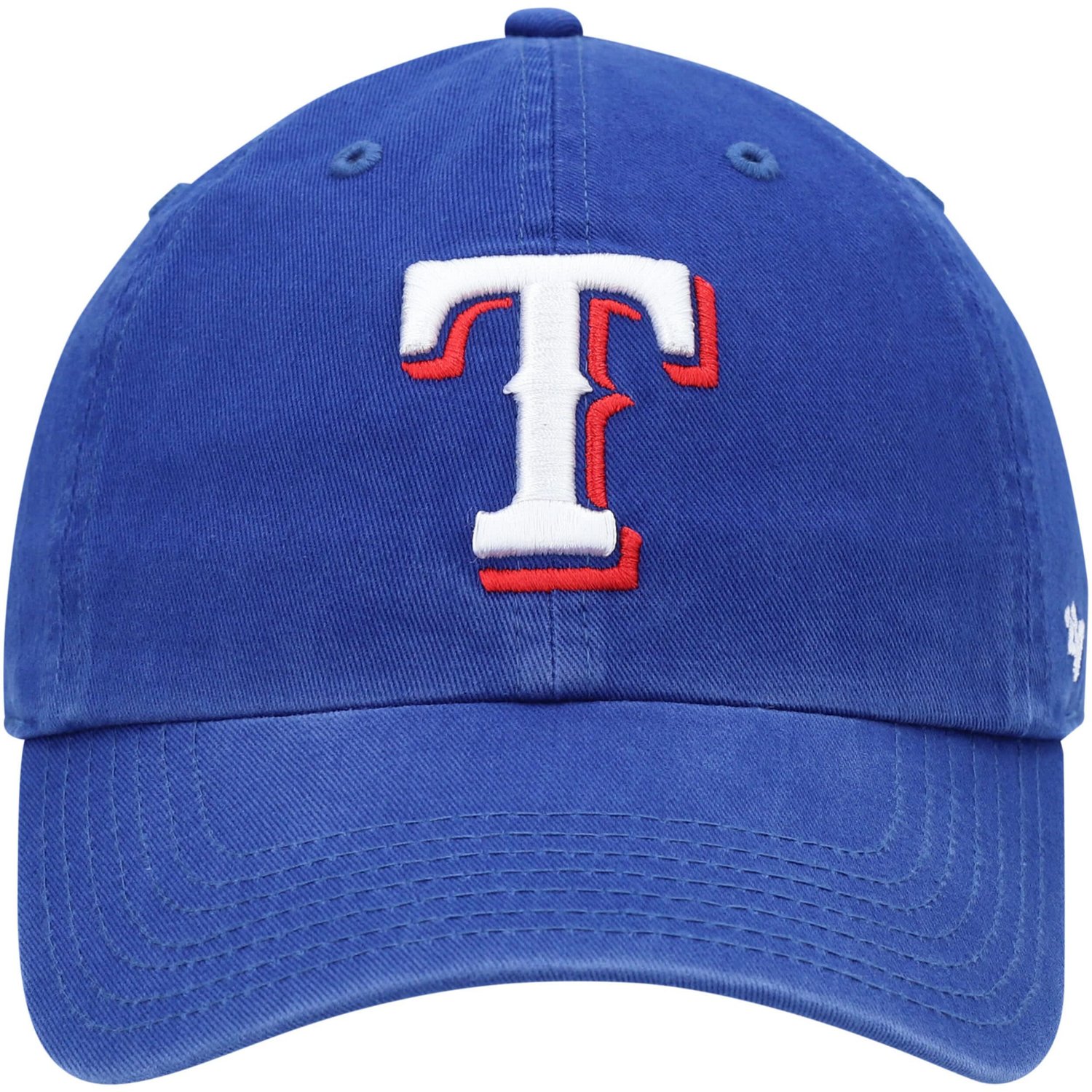 Youth '47 Texas Rangers Team Logo Clean Up Adjustable Hat - view number 2