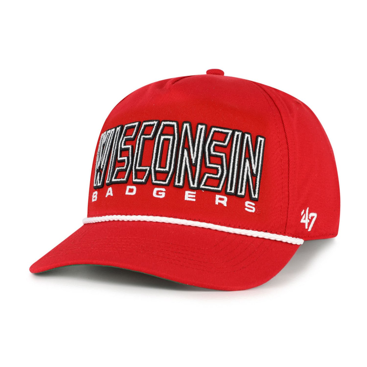Youth '47 Wisconsin Badgers Byline Hitch Adjustable Hat - view number 2