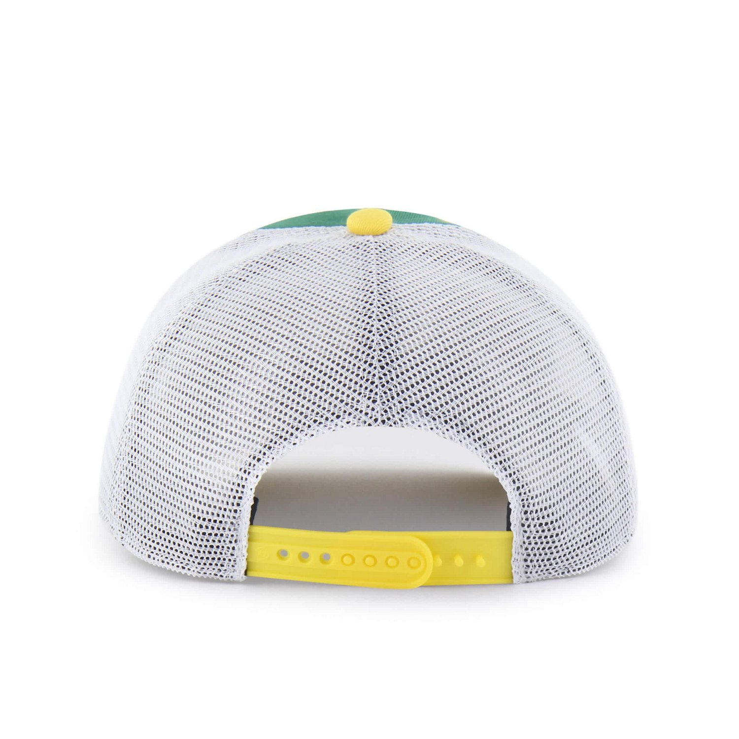 Youth '47 Yellow Oregon Ducks Super Stripe Hitch Adjustable Trucker Hat - view number 3