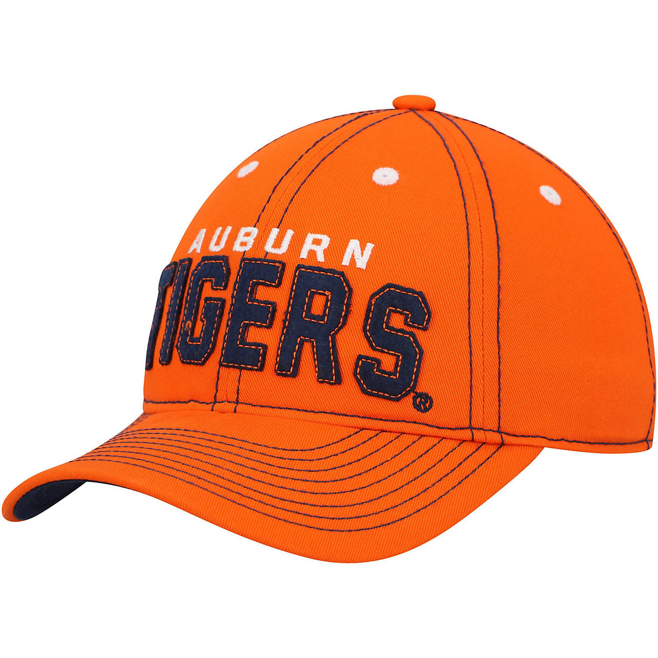 Youth Auburn Tigers Old School Slouch Adjustable Hat                                                                             - view number 1