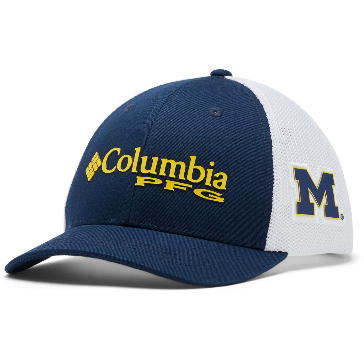 Youth Columbia Michigan Wolverines Collegiate PFG Snapback Hat