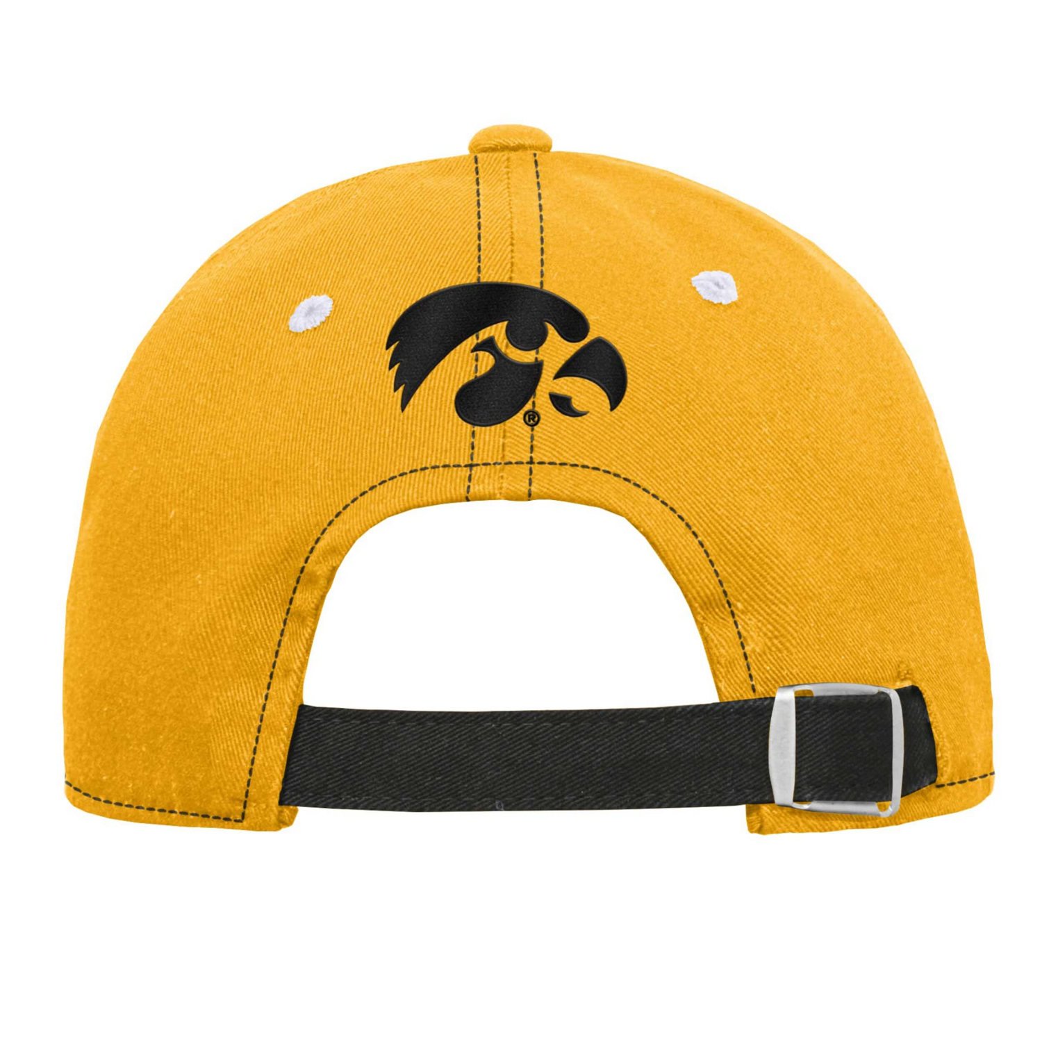 Youth Iowa Hawkeyes Old School Slouch Adjustable Hat - view number 3