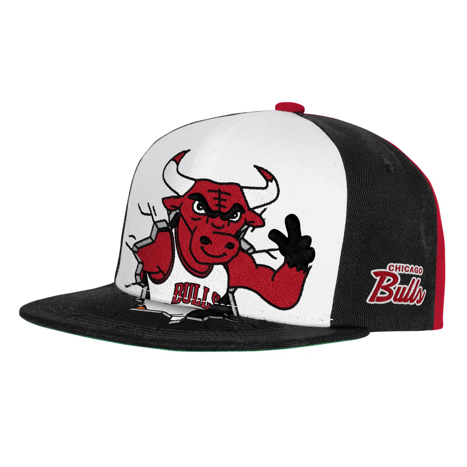 Youth Mitchell  Ness Chicago Bulls Mascot Snapback Hat