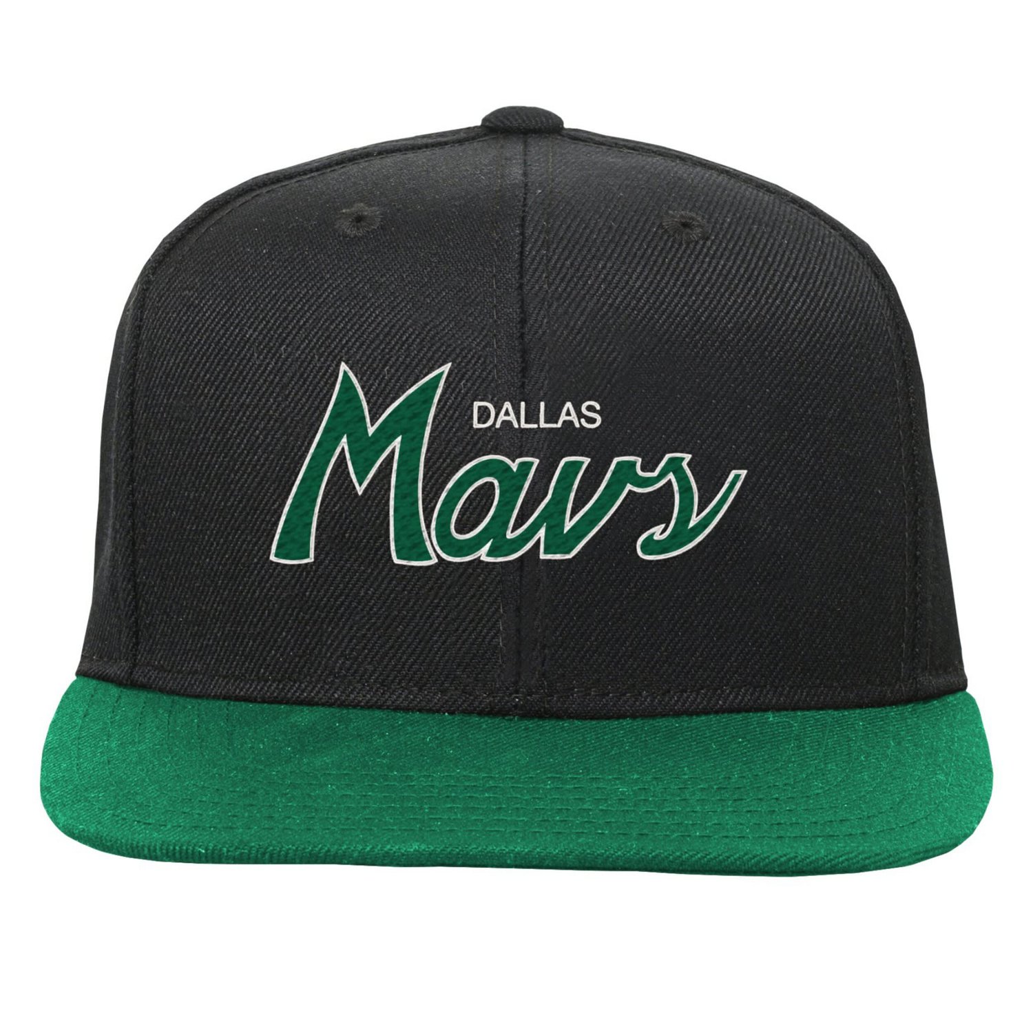 Youth Mitchell  Ness Dallas Mavericks Team Script Snapback Hat - view number 2