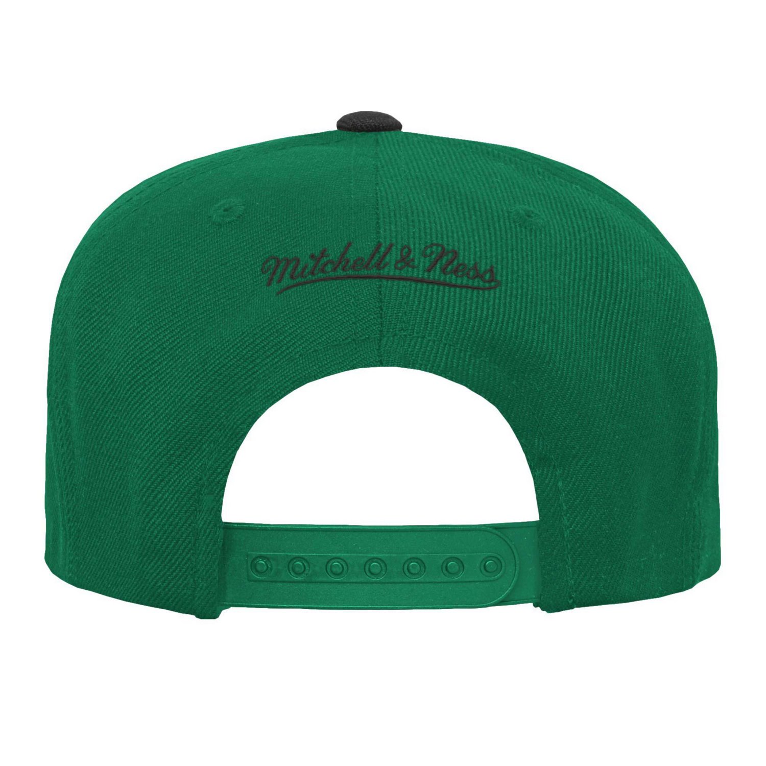 Youth Mitchell  Ness Kelly Black Boston Celtics Two-Tone Snapback Hat