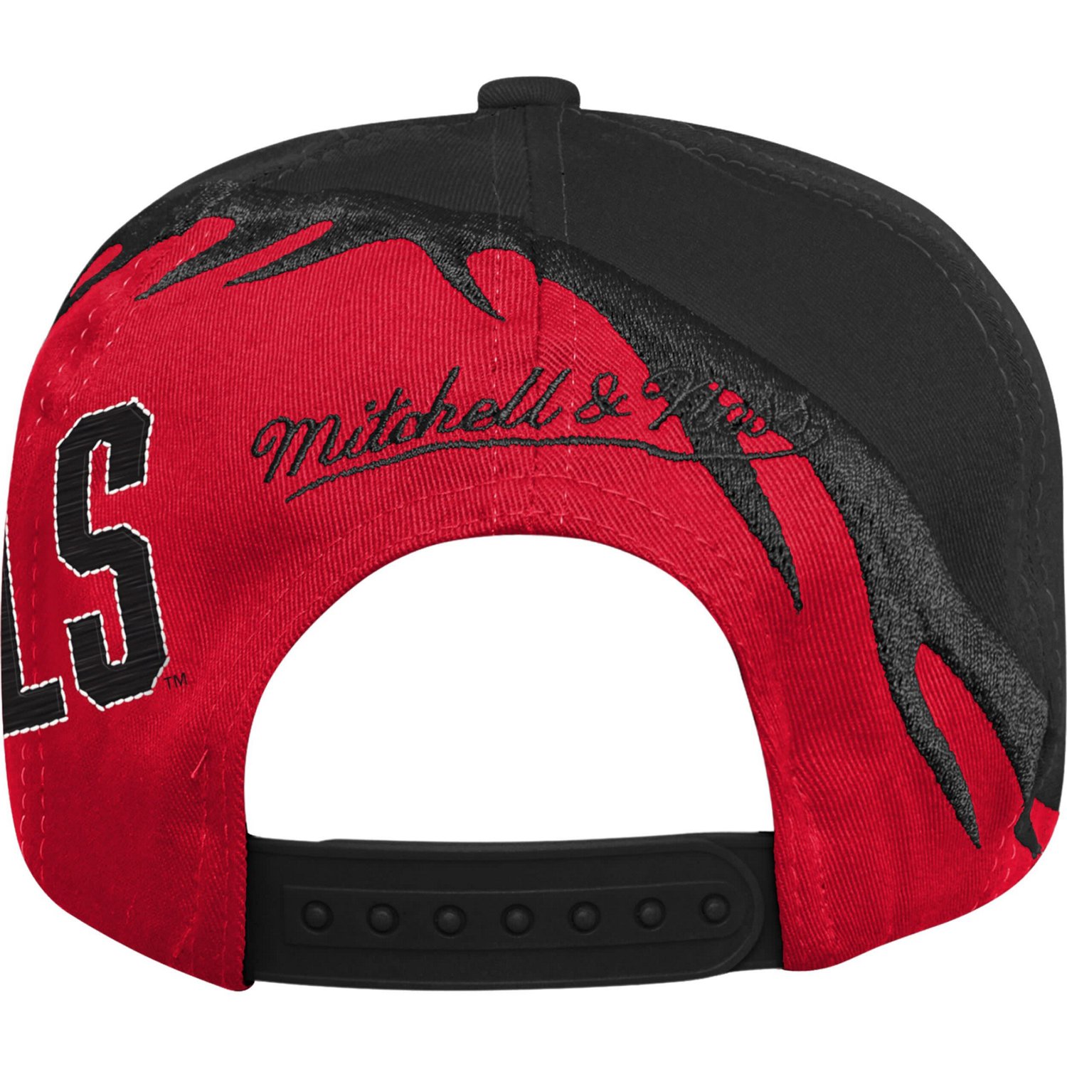 Youth Mitchell  Ness UNLV Rebels Spiral Snapback Hat - view number 3