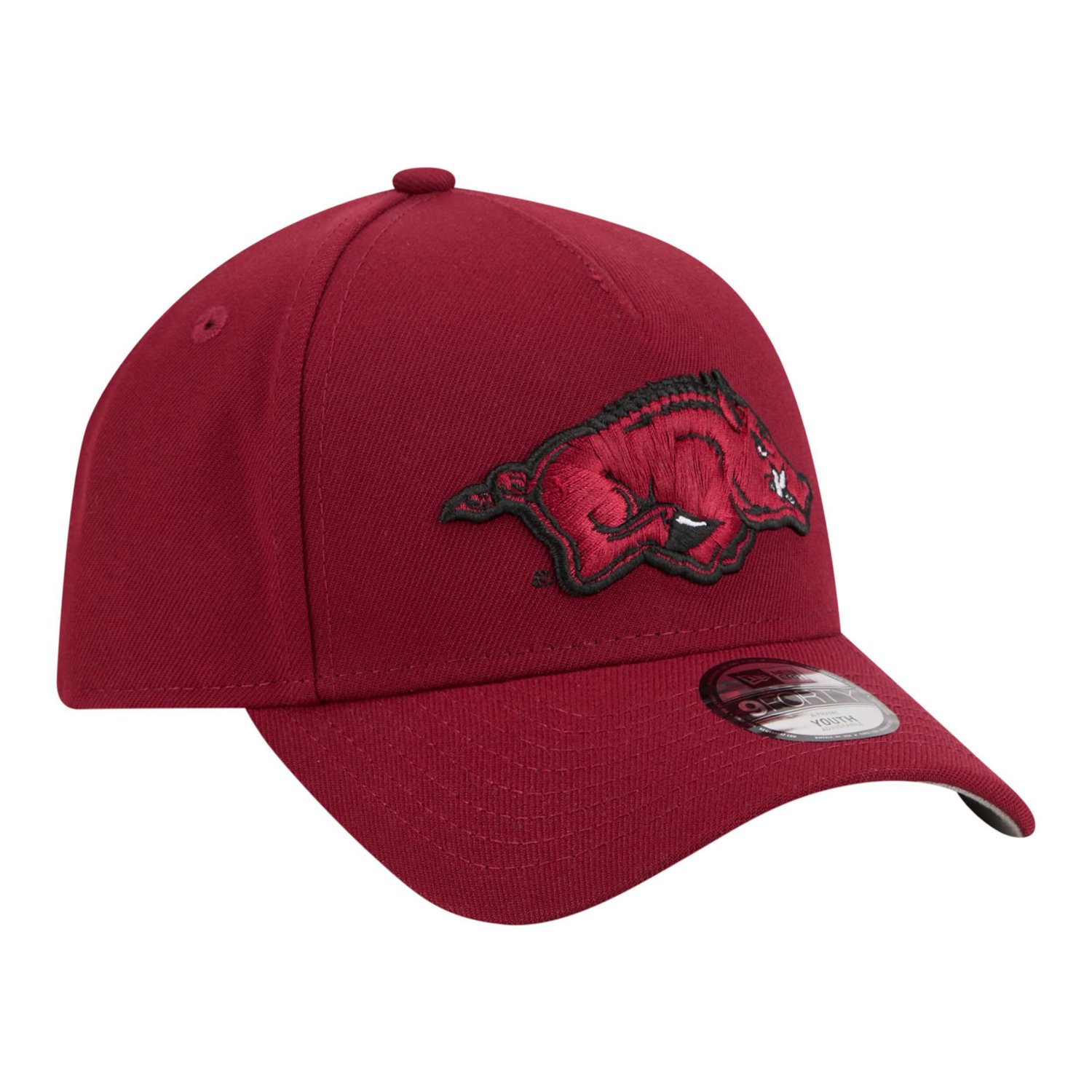 Youth New Era Arkansas Razorbacks 9FORTY A-Frame Adjustable Hat - view number 3