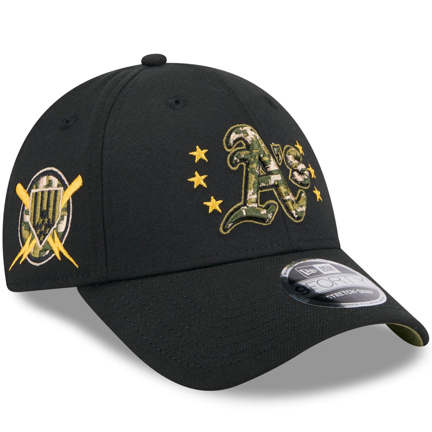 Youth New Era Athletics 2024 Armed Forces Day 9FORTY Adjustable Hat