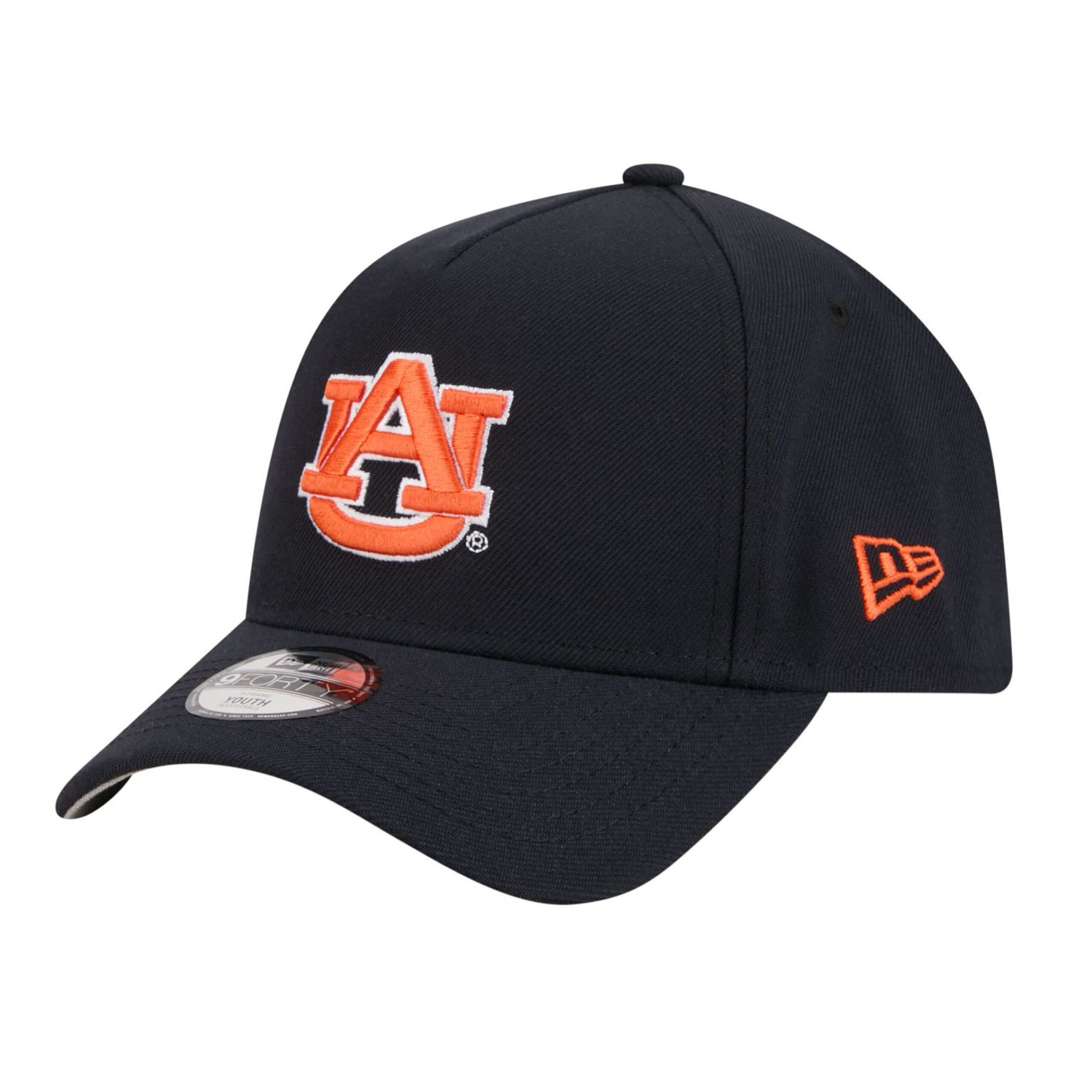 Youth New Era Auburn Tigers 9FORTY A-Frame Adjustable Hat