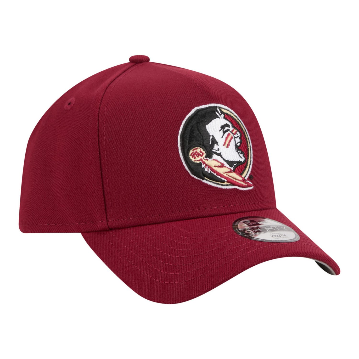 Youth New Era Florida State Seminoles 9FORTY A-Frame Adjustable Hat - view number 3