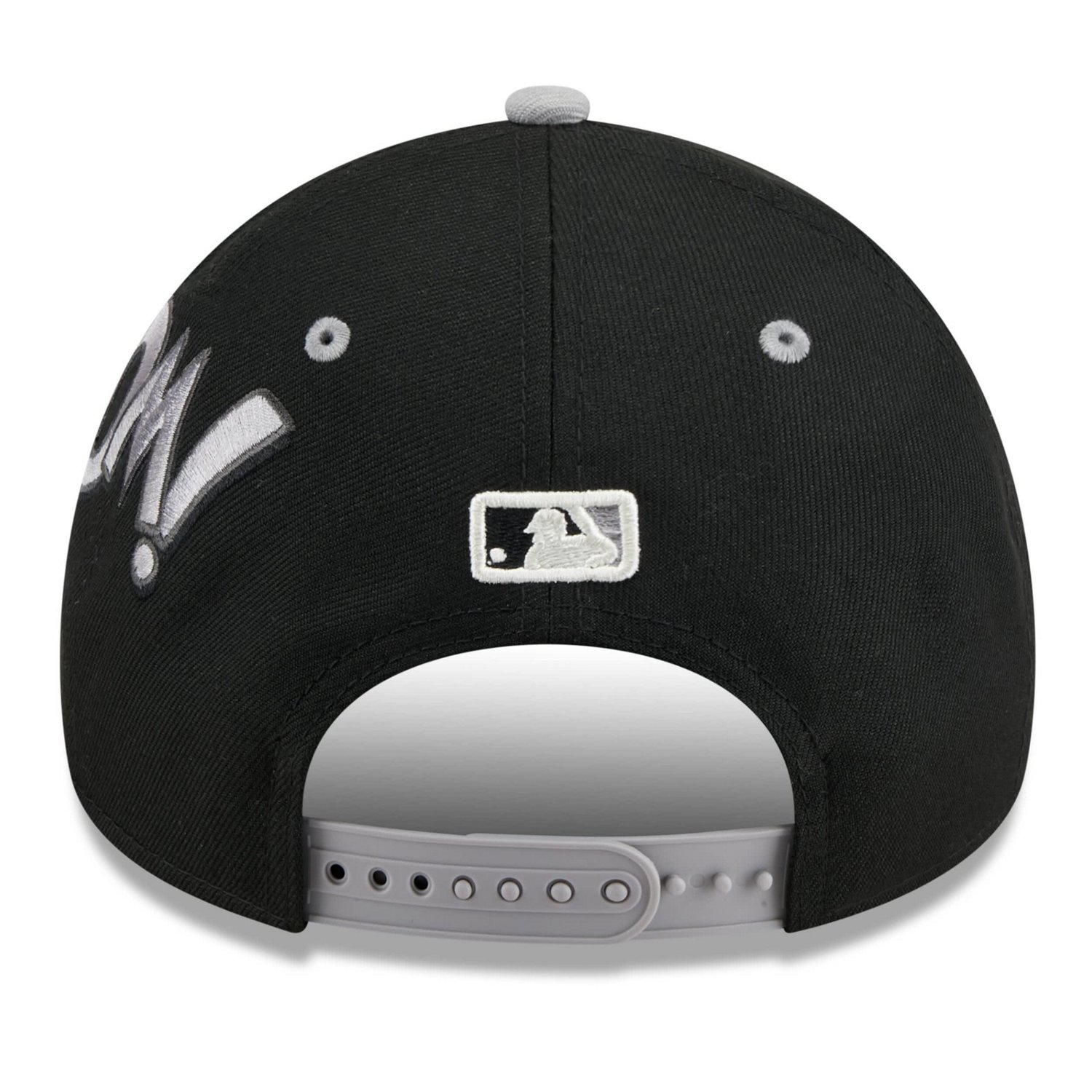Youth New Era Gray Chicago White Sox 2025 MLB Diamond Hero Edition A-Frame 9FORTY Adjustable Hat - view number 4