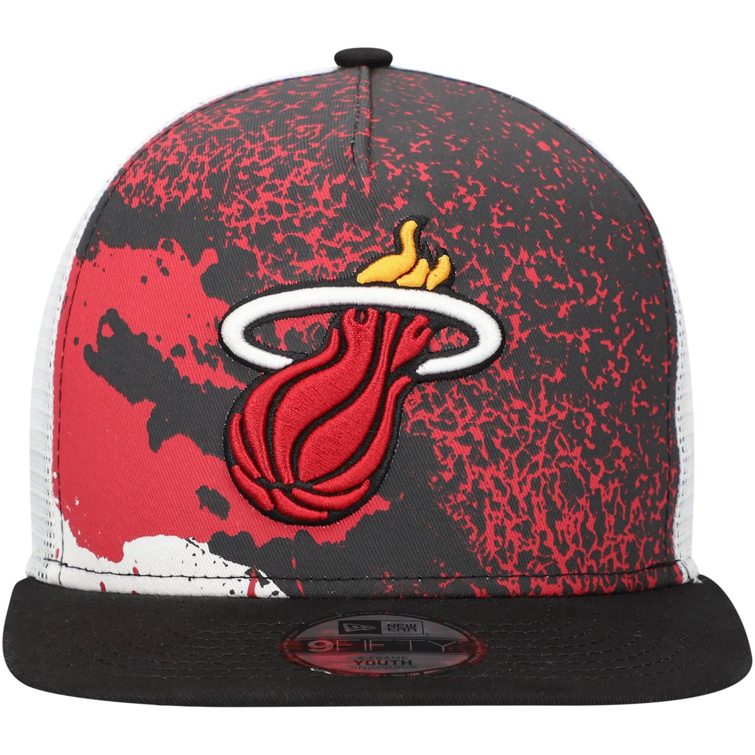 Youth New Era Miami Heat Court Sport 9FIFTY Snapback Hat