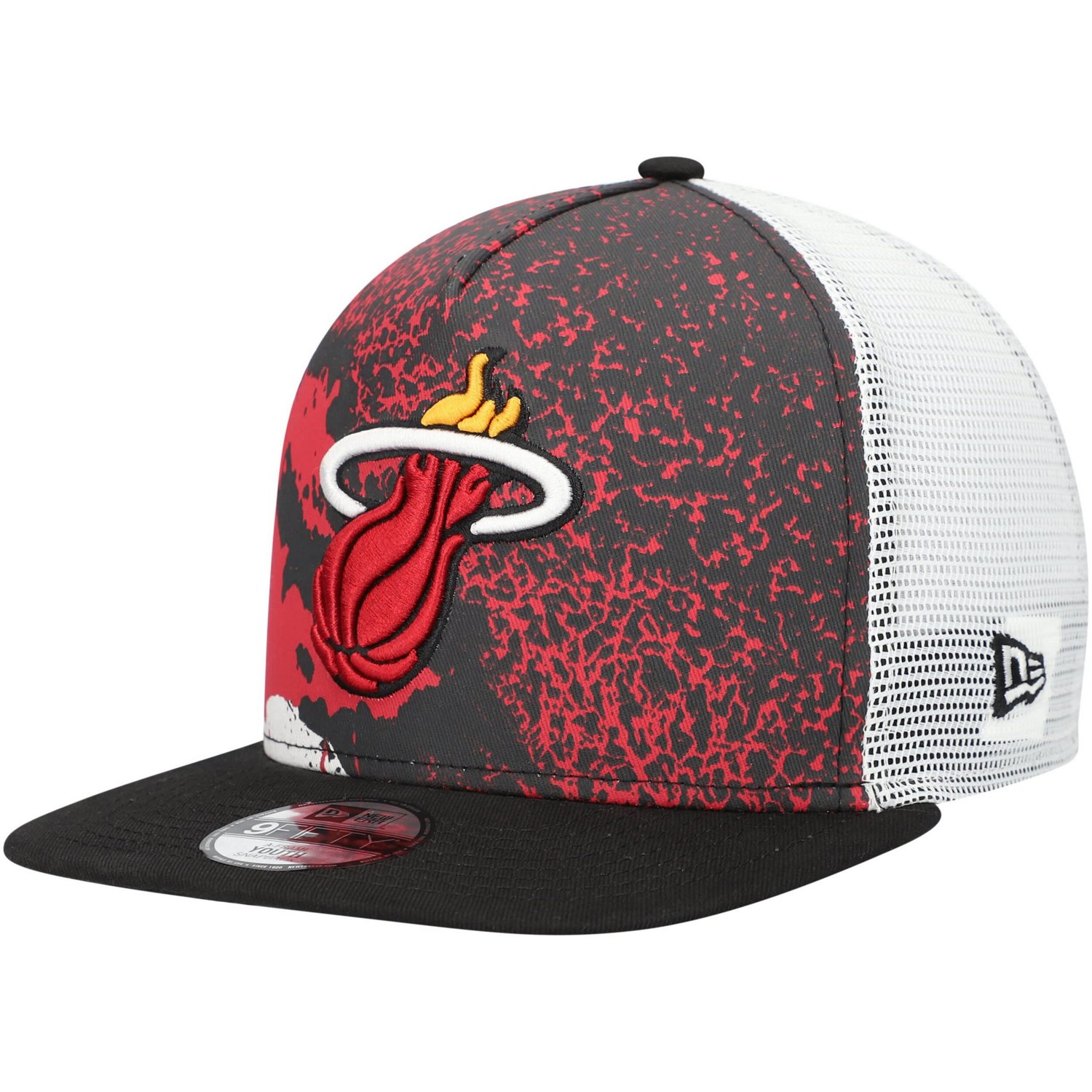 Youth New Era Miami Heat Court Sport 9FIFTY Snapback Hat