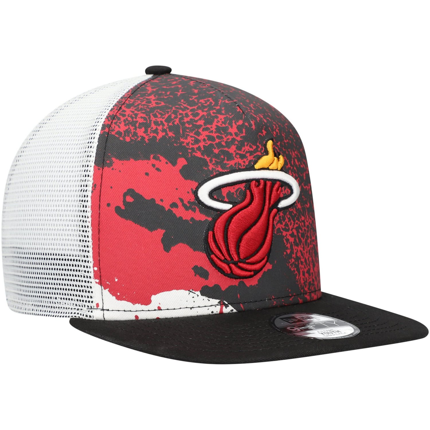 Youth New Era Miami Heat Court Sport 9FIFTY Snapback Hat
