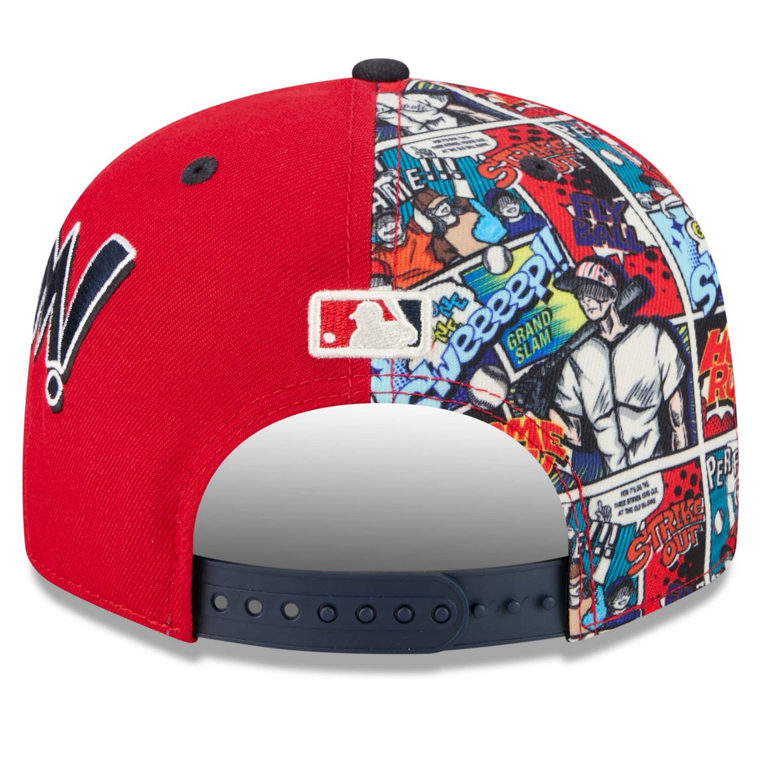 Youth New Era Navy Los Angeles Angels 2025 MLB Diamond Hero Edition 9FIFTY Snapback Hat - view number 4