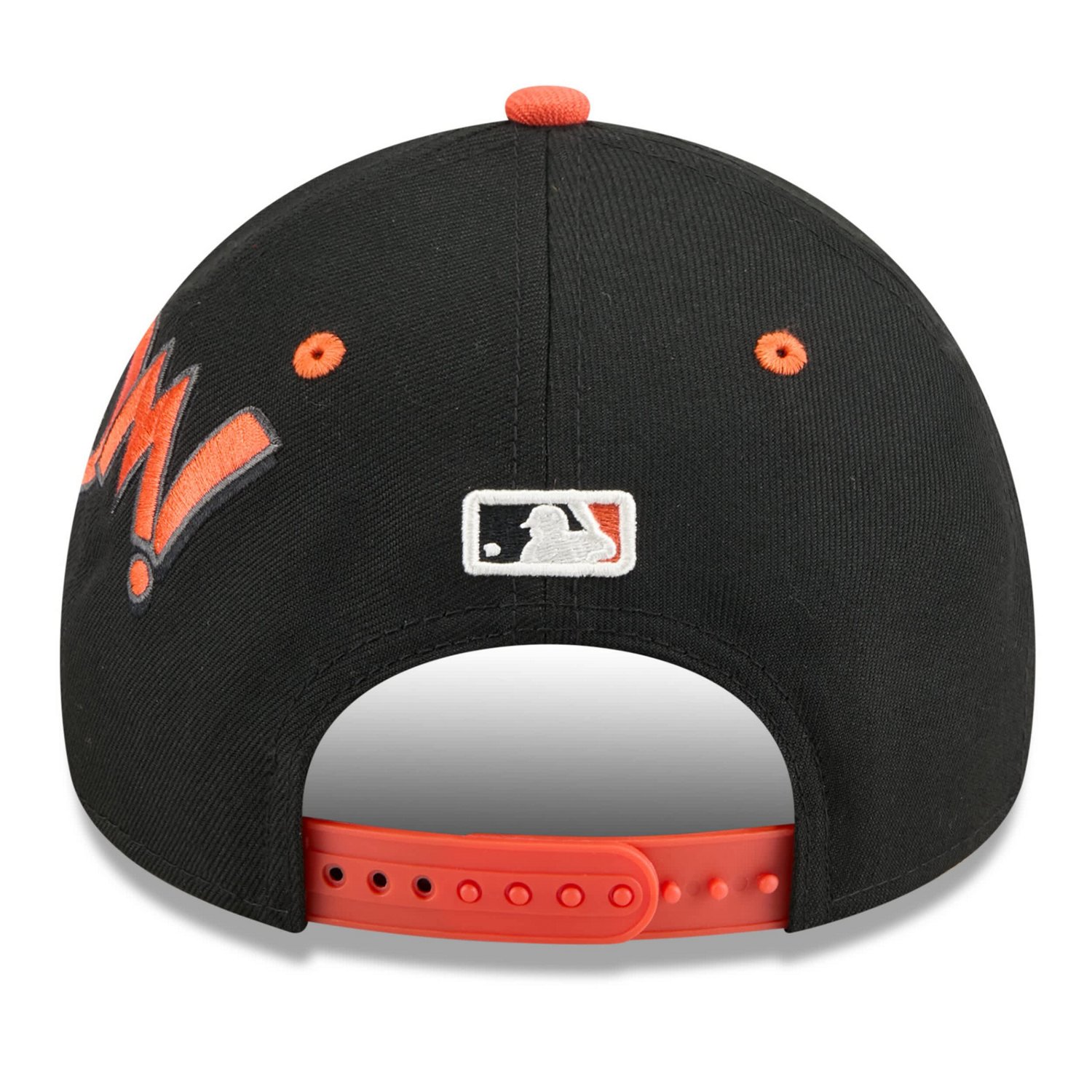 Youth New Era Orange Baltimore Orioles 2025 MLB Diamond Hero Edition A-Frame 9FORTY Adjustable Hat - view number 4
