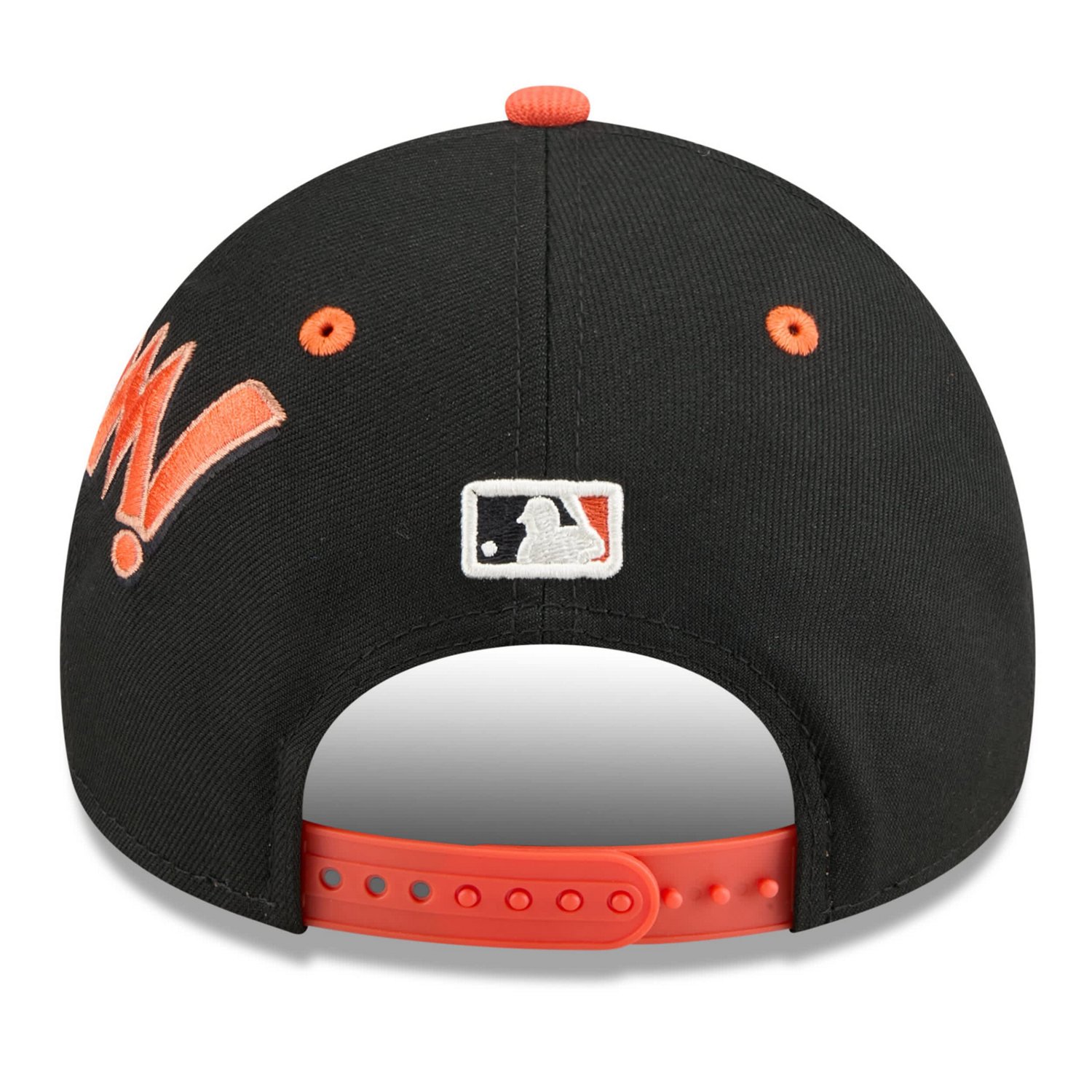 Youth New Era Orange San Francisco Giants 2025 MLB Diamond Hero Edition A-Frame 9FORTY Adjustable Hat - view number 4