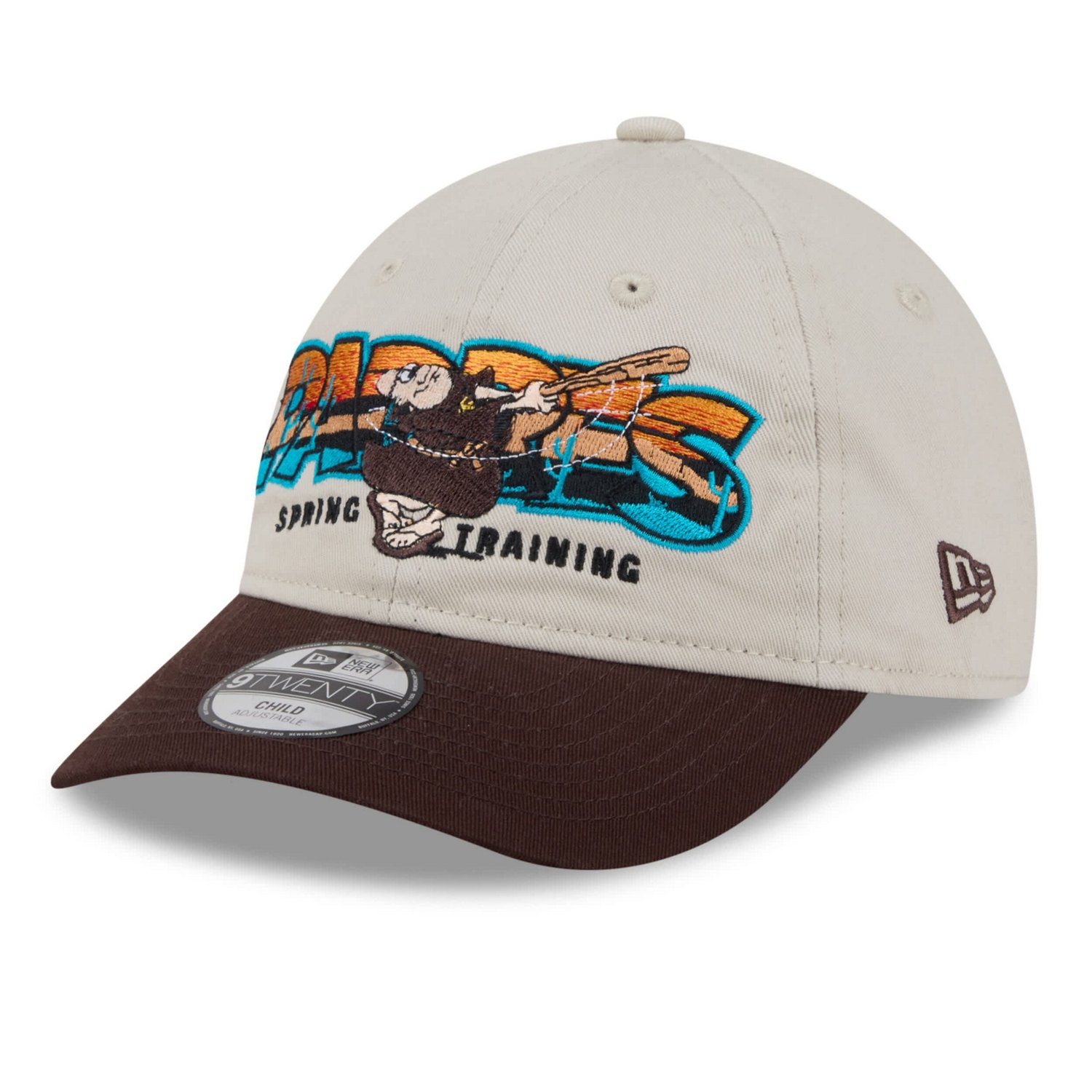 Youth New Era San Diego Padres 2026 Spring Training Fan Pack Batter 9TWENTY Adjustable Hat - view number 3