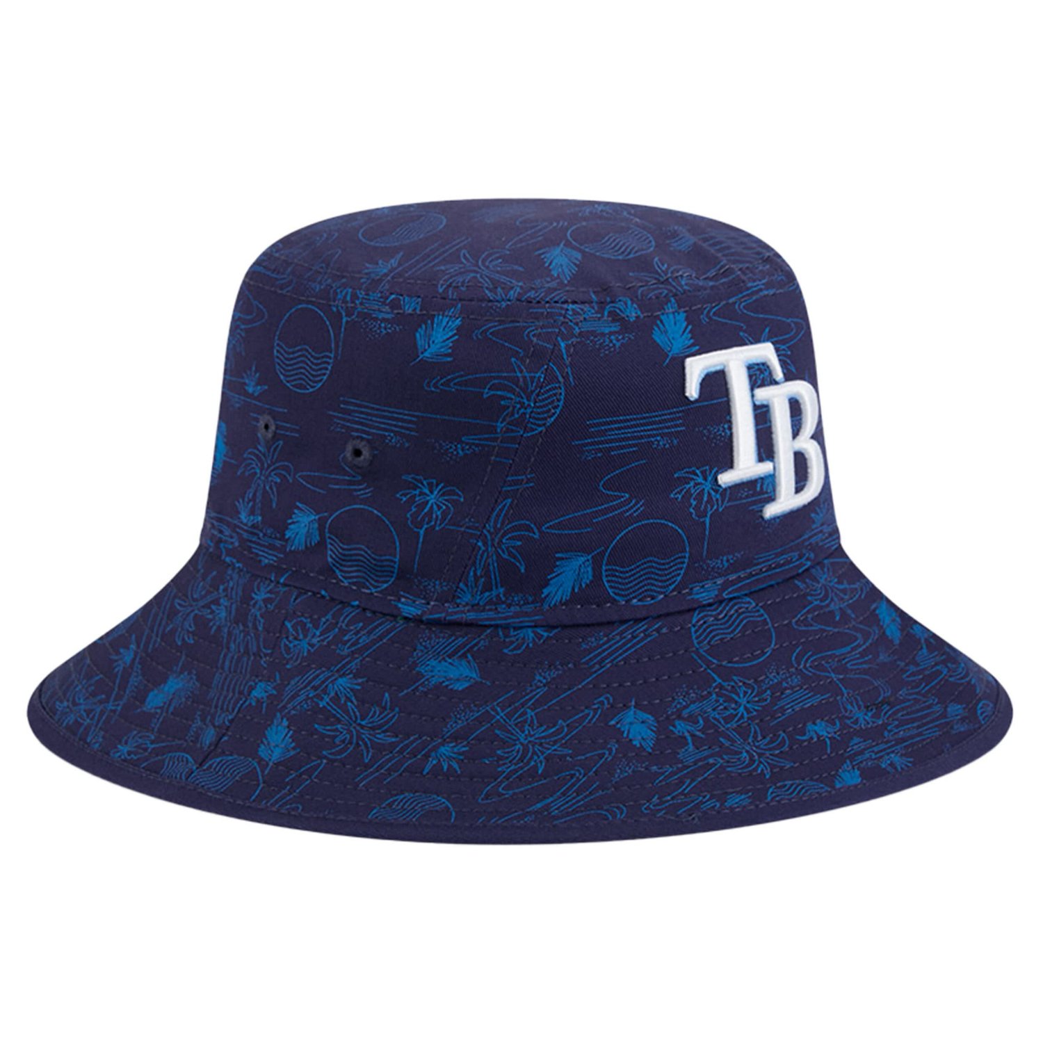 Youth New Era Tampa Bay Rays 2025 Spring Training All Over Print Bucket Hat